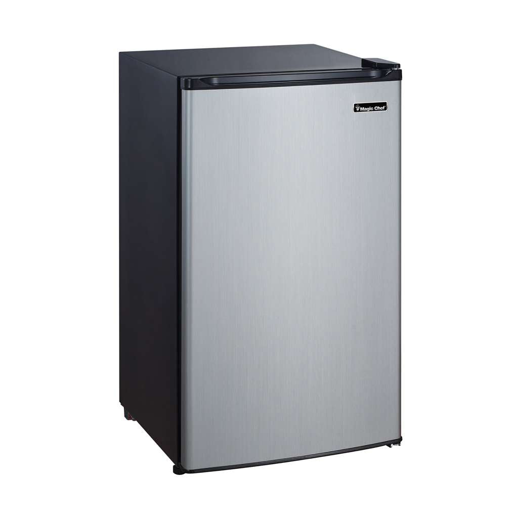 3.5 cu. ft. Mini Refrigerator in Stainless Look with Freezer Section
