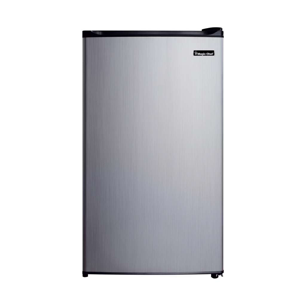 3.5 cu. ft. Mini Refrigerator in Stainless Look with Freezer Section