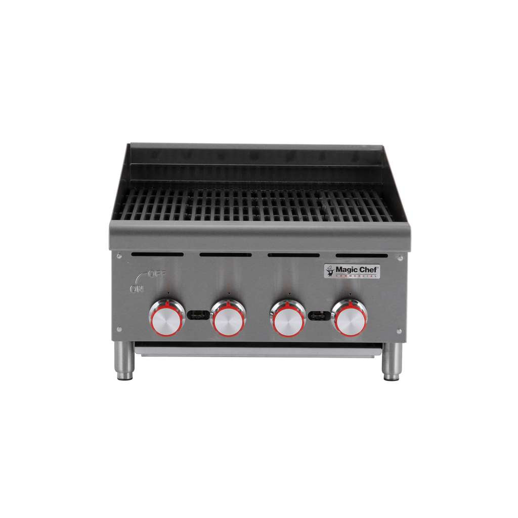 24 in. Commercial Countertop Radiant Char Broiler