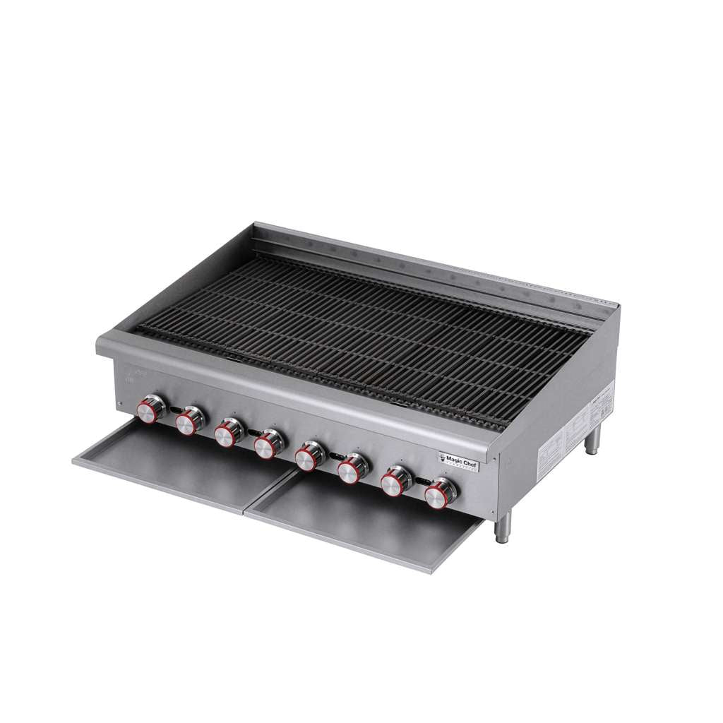 48 in. Commercial Countertop Radiant Char Broiler