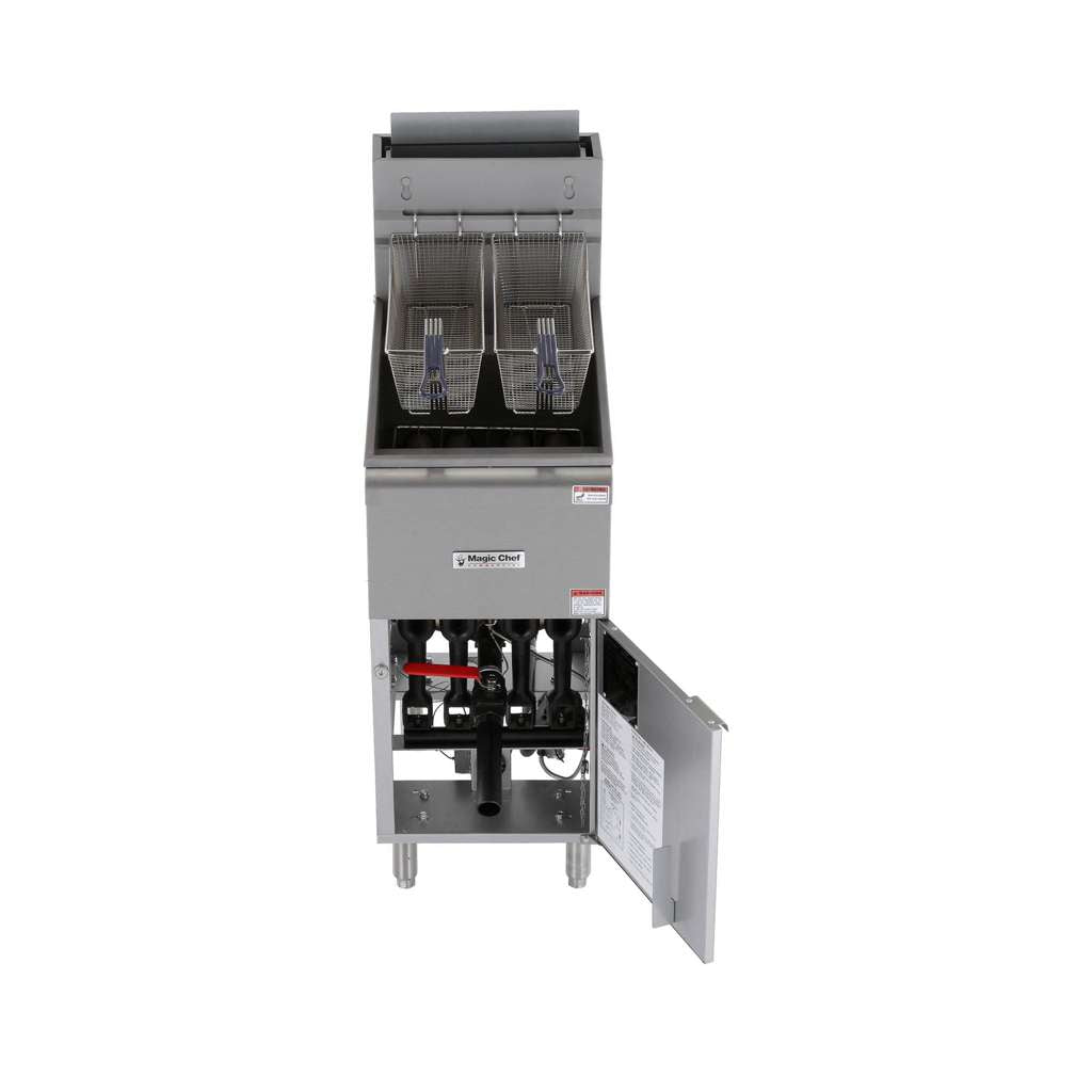 35 Qt. Stainless Steel Commercial Gas Fryer