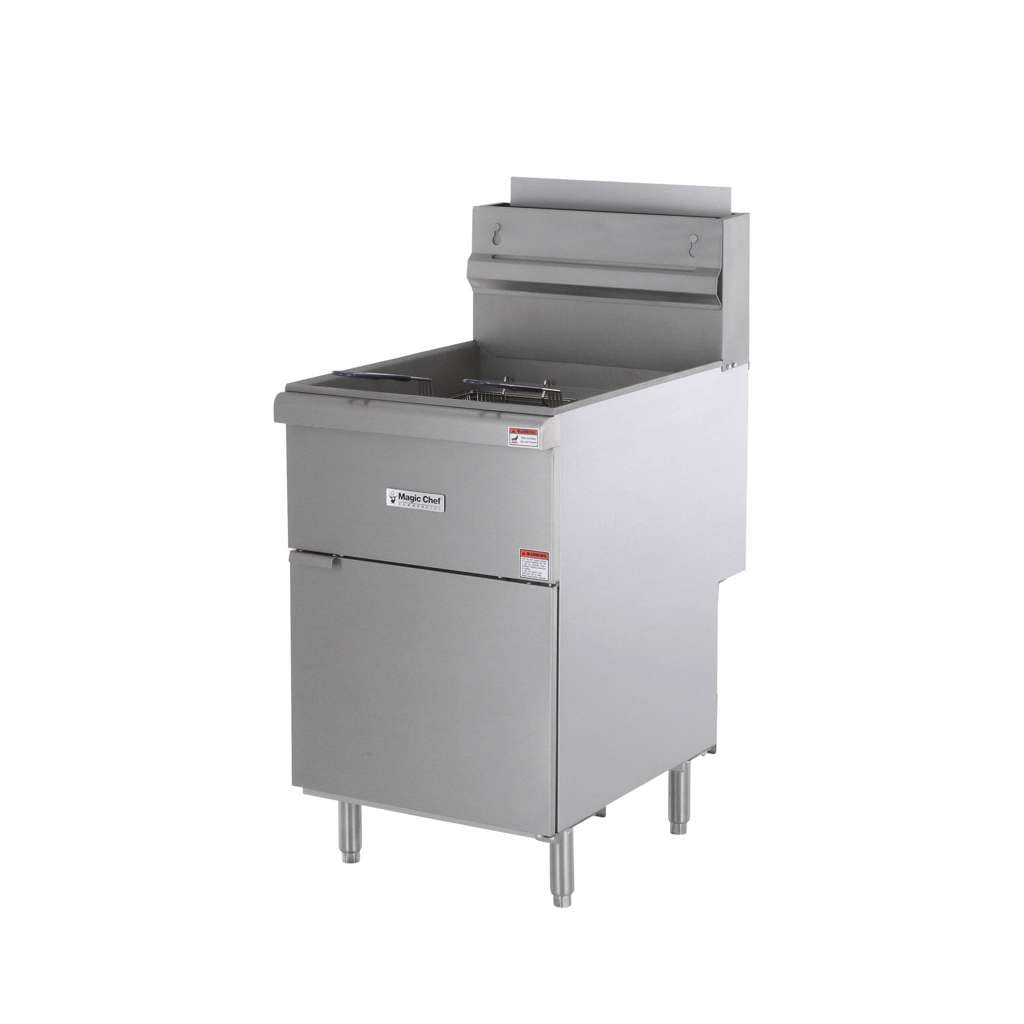 52 Qt. Stainless Steel Commercial Natural Gas Fryer