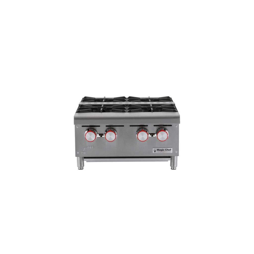 Commercial 24 in. Countertop Natural Gas Hot Plate
