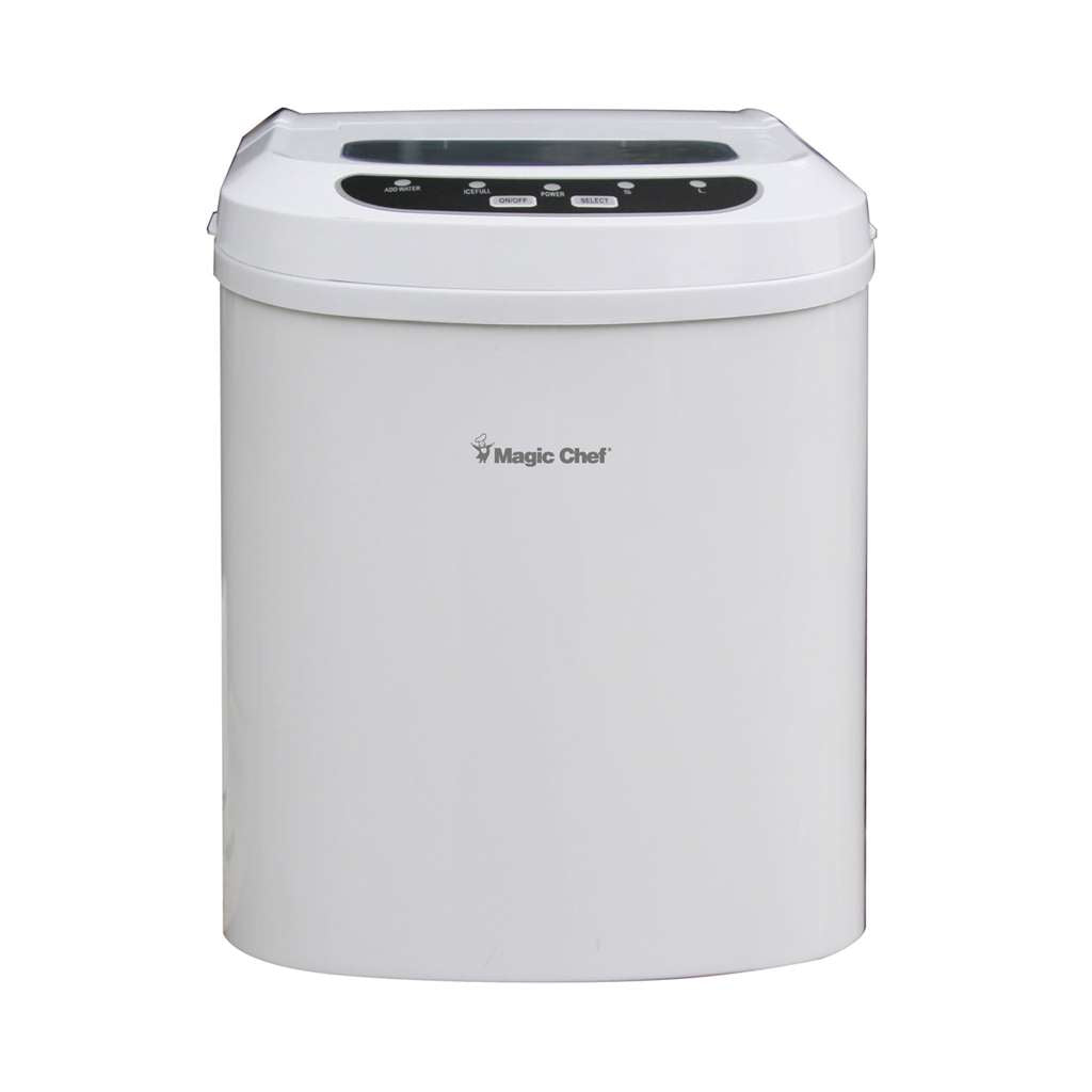 27 lb. Portable Countertop Ice Maker in White