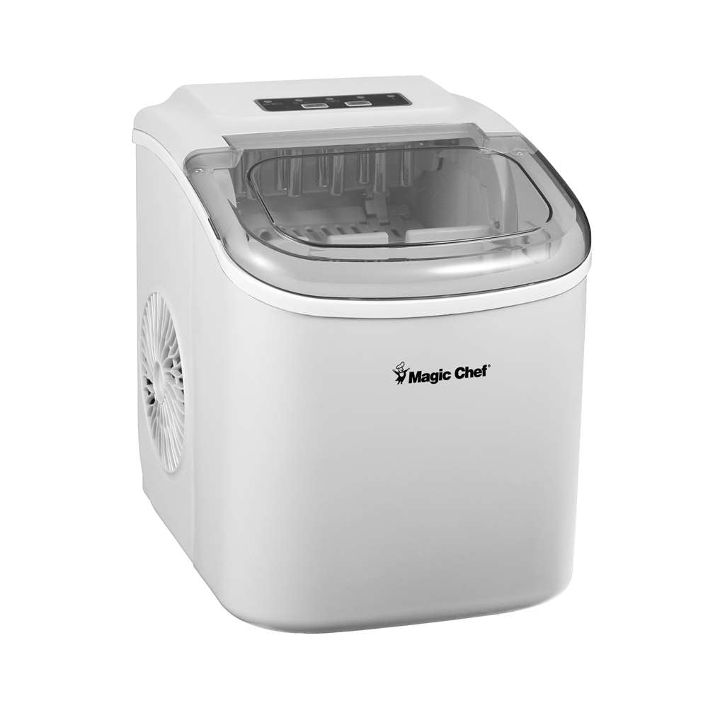 27 lb. Portable Countertop Ice Maker in White