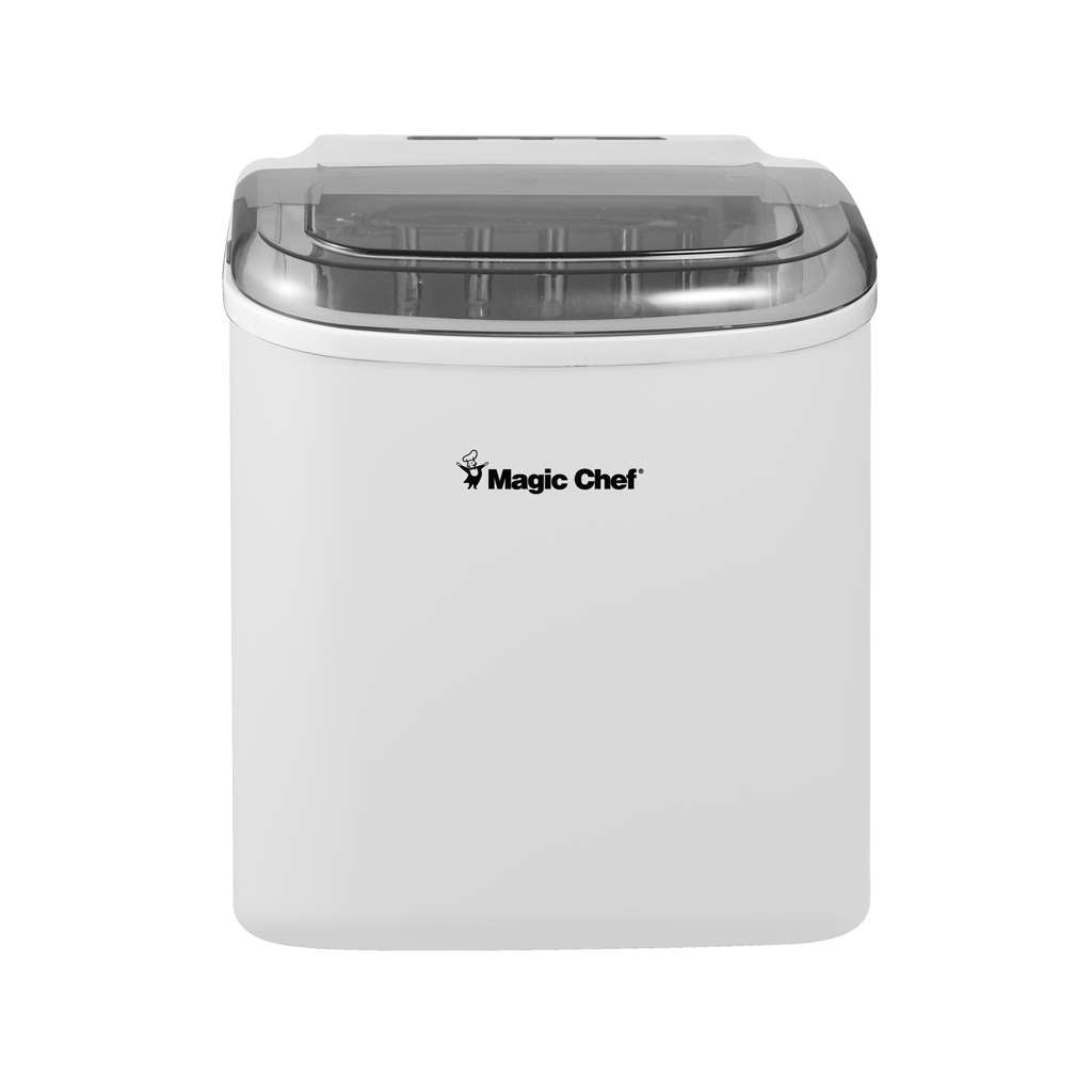 27 lb. Portable Countertop Ice Maker in White
