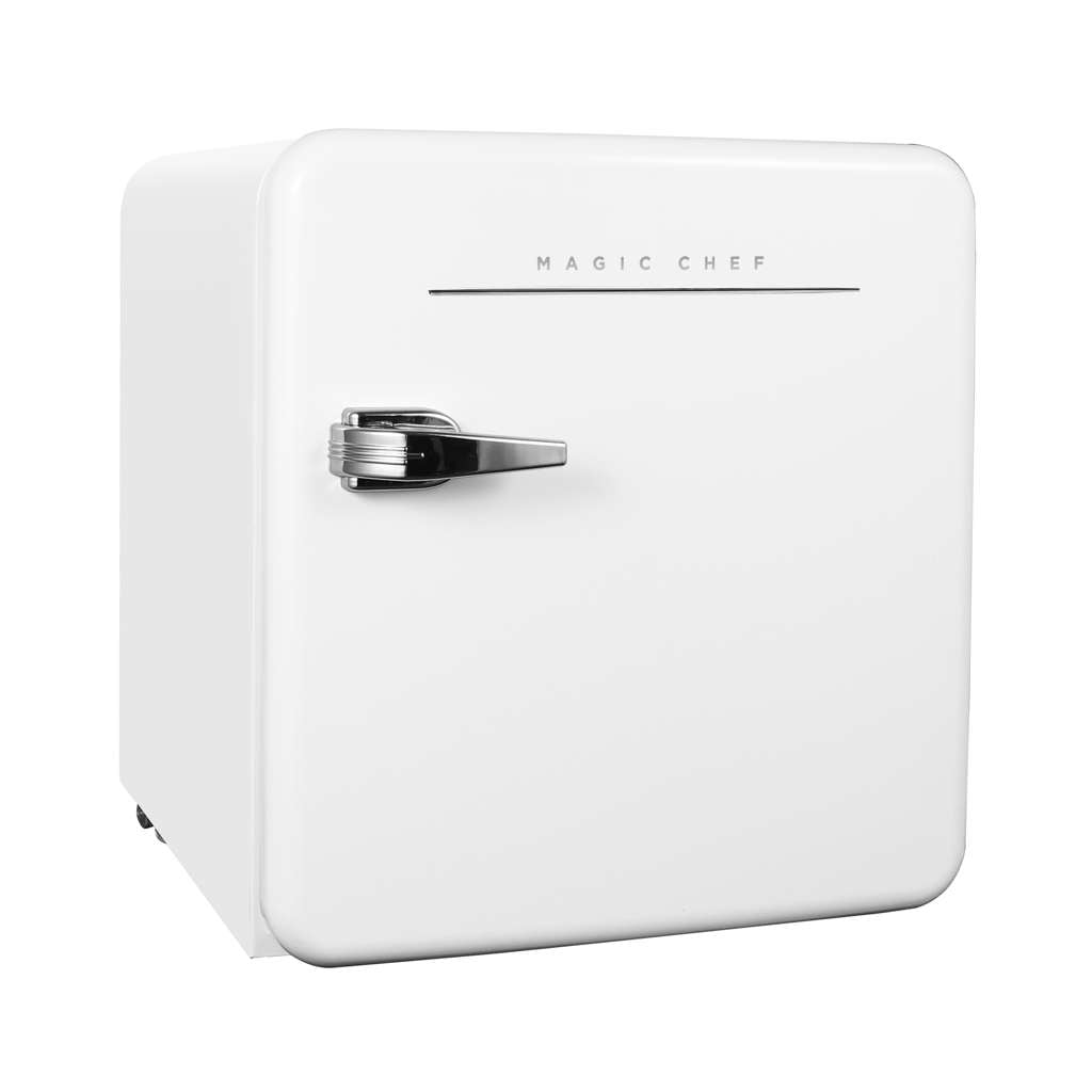 1.6 cu. ft. Retro Mini Refrigerator in White, without Freezer