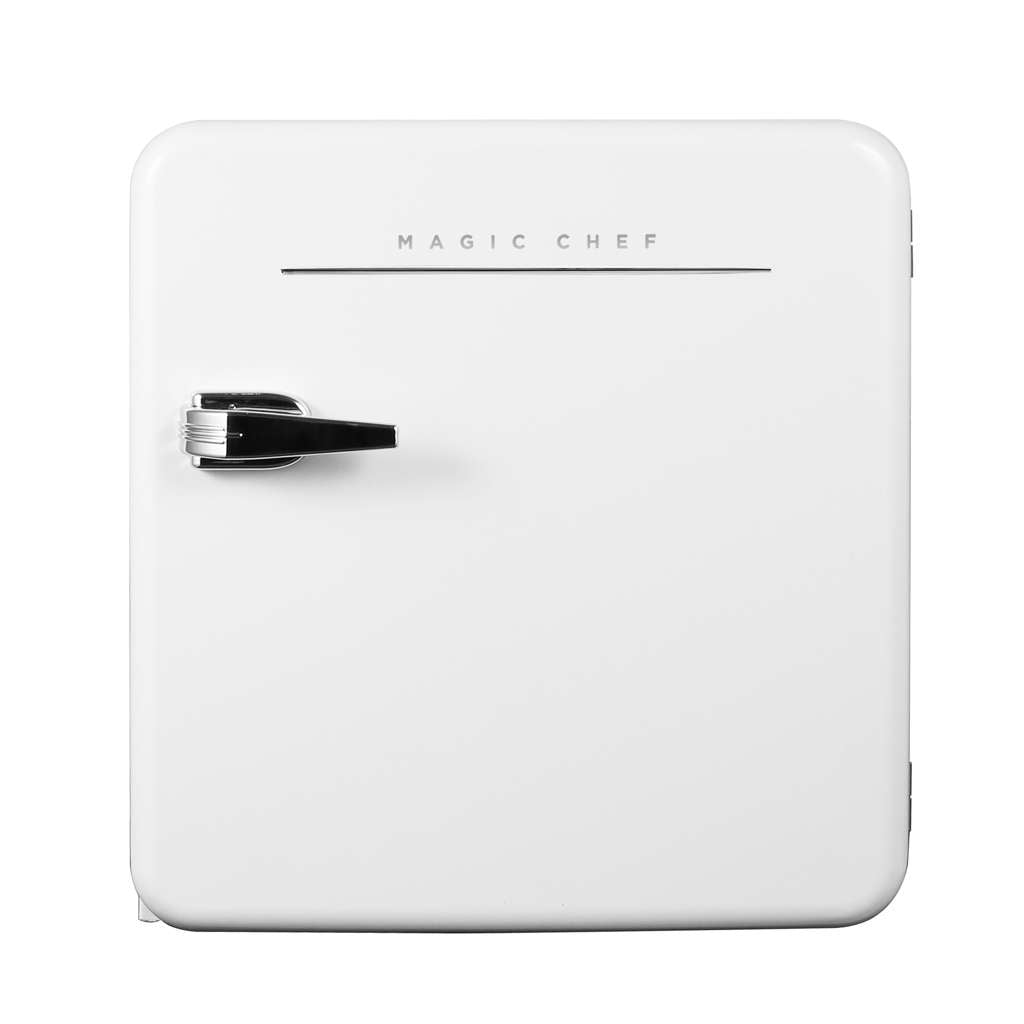 1.6 cu. ft. Retro Mini Refrigerator in White, without Freezer