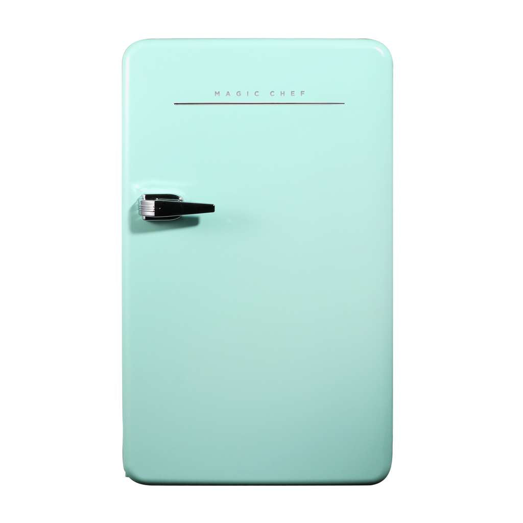 3.2 cu. ft. Retro Mini Refrigerator in Mint Green, without Freezer