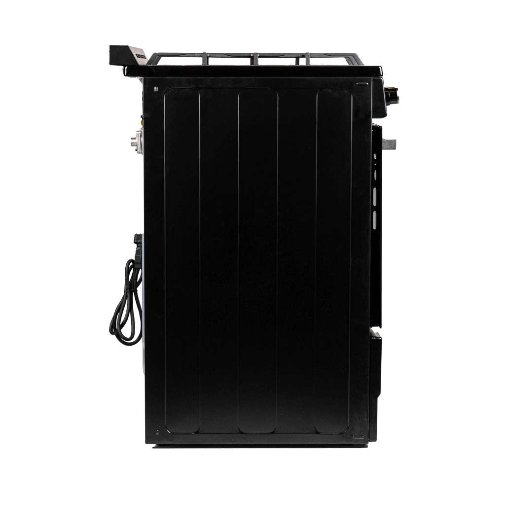 24 in. 4-Burner Freestanding Gas Range in Black