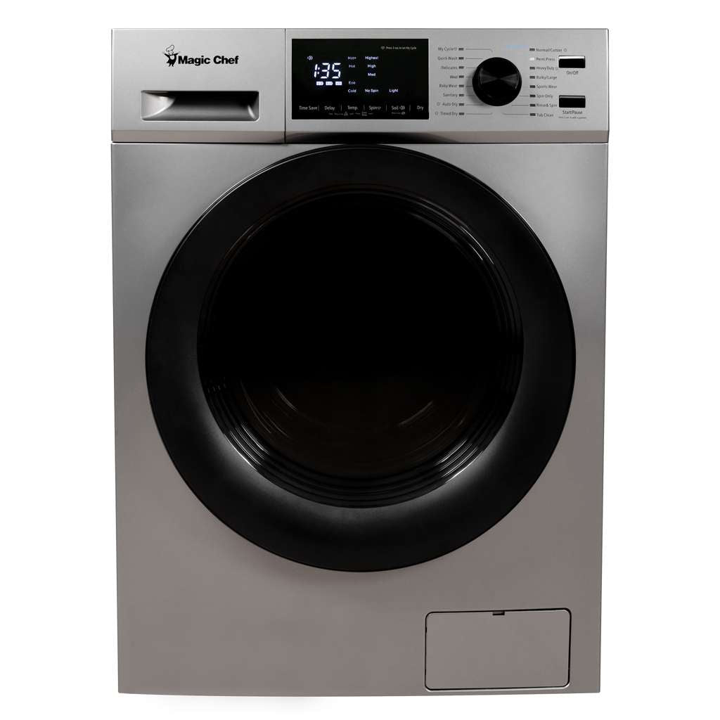2.7 cu. ft. All-in-One Washer and Dryer Combo in Silver