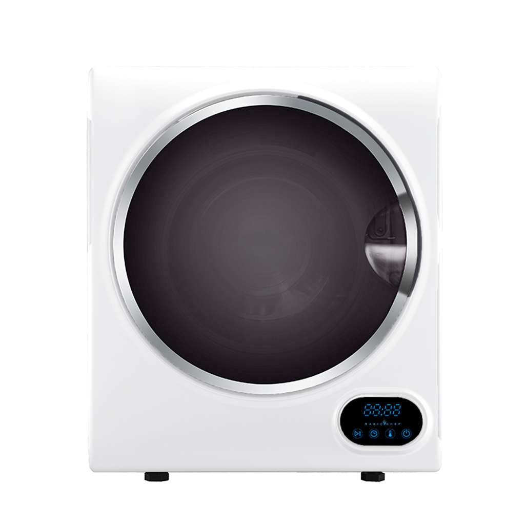 Compact 1.5 cu. ft. Electric Dryer in White