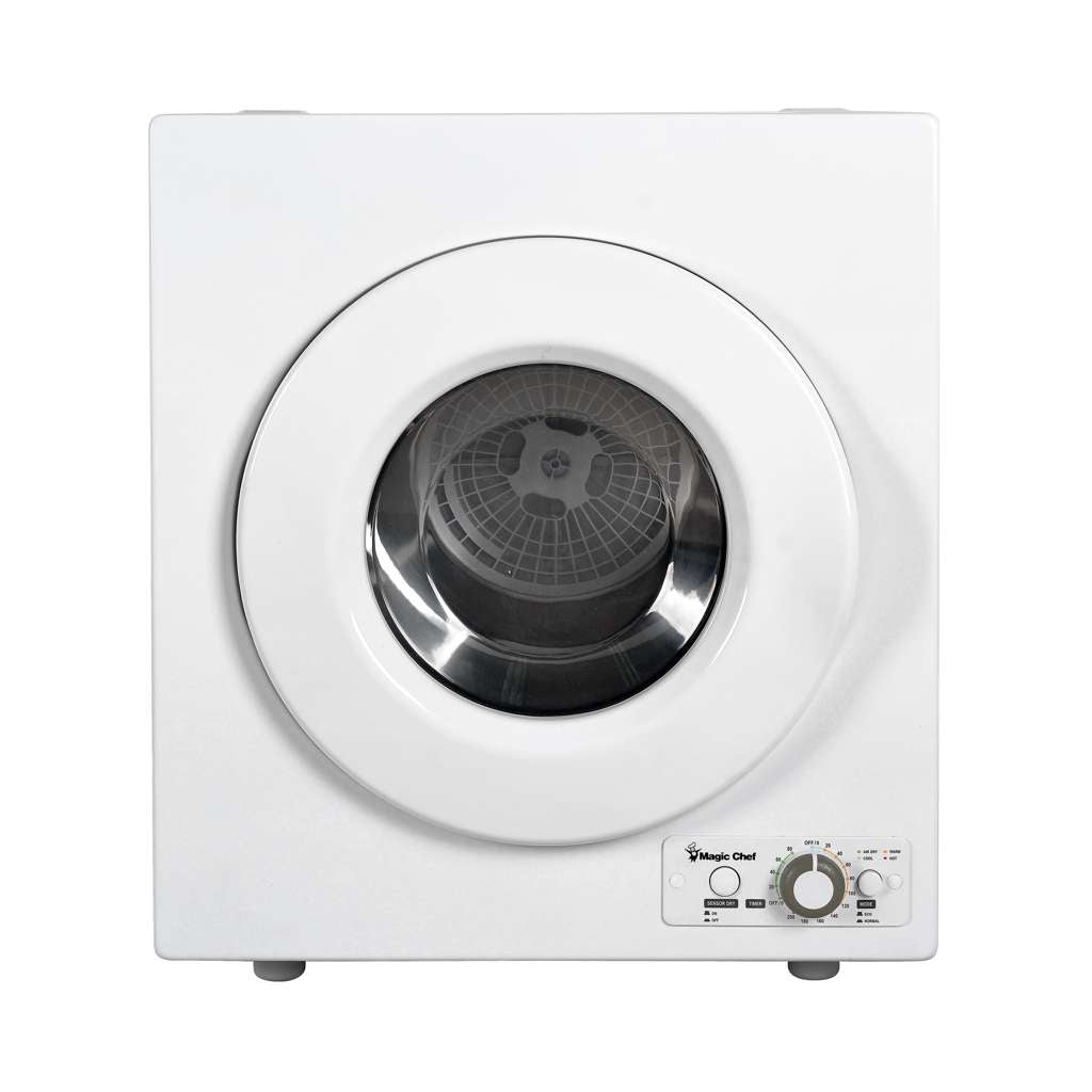 2.6 cu. ft. Compact Electric Dryer in White