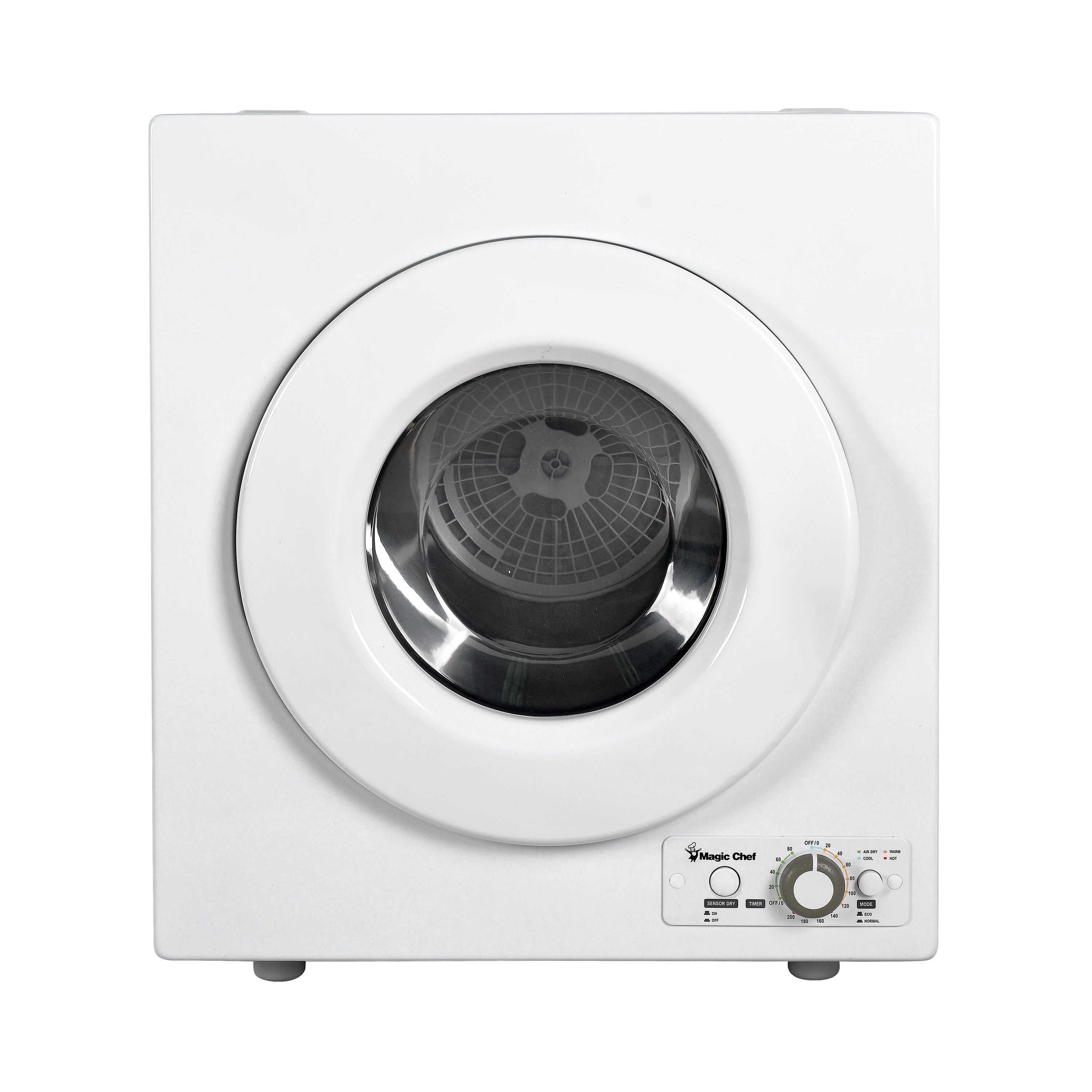2.6 cu. ft. Compact Electric Dryer in White