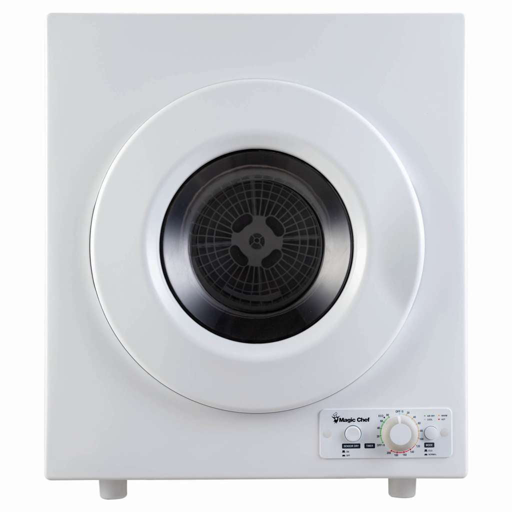 3.5 cu. ft. Compact Electric Dryer in White