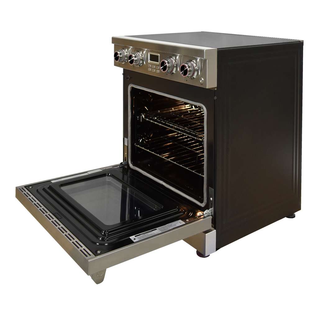 Pro-Style 30 in. 4-Element Slide-In Electric Range with Convection in Stainless