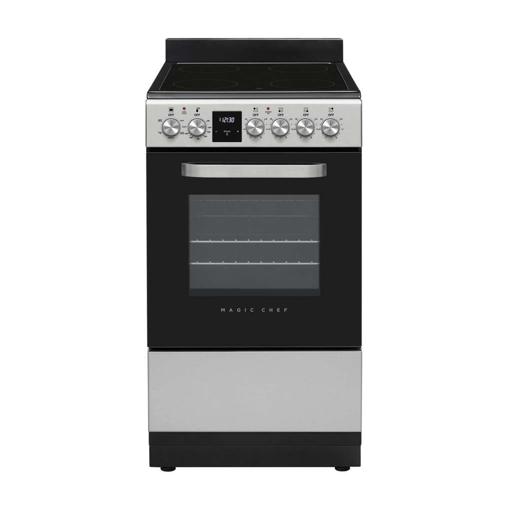 20 in. 4-Burner Freestanding Electric Range in Stainless Steel