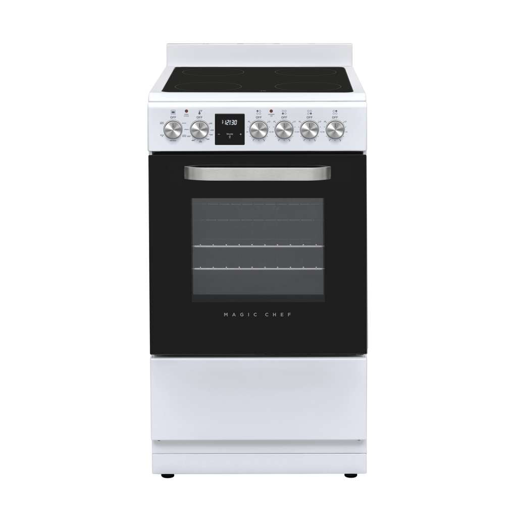 20 in. 4-Burner Freestanding Electric Range in White