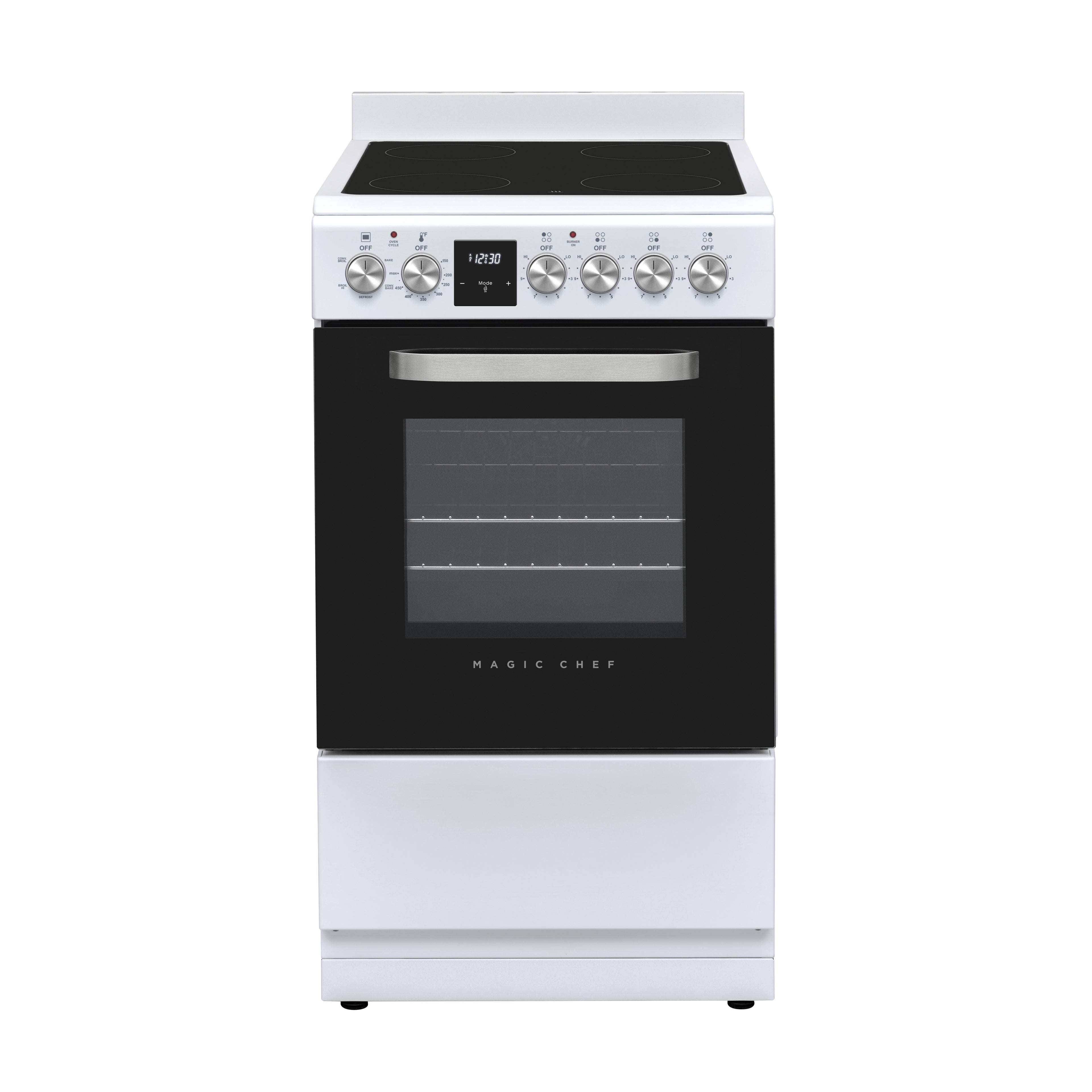 20 in. Range - Electric, White