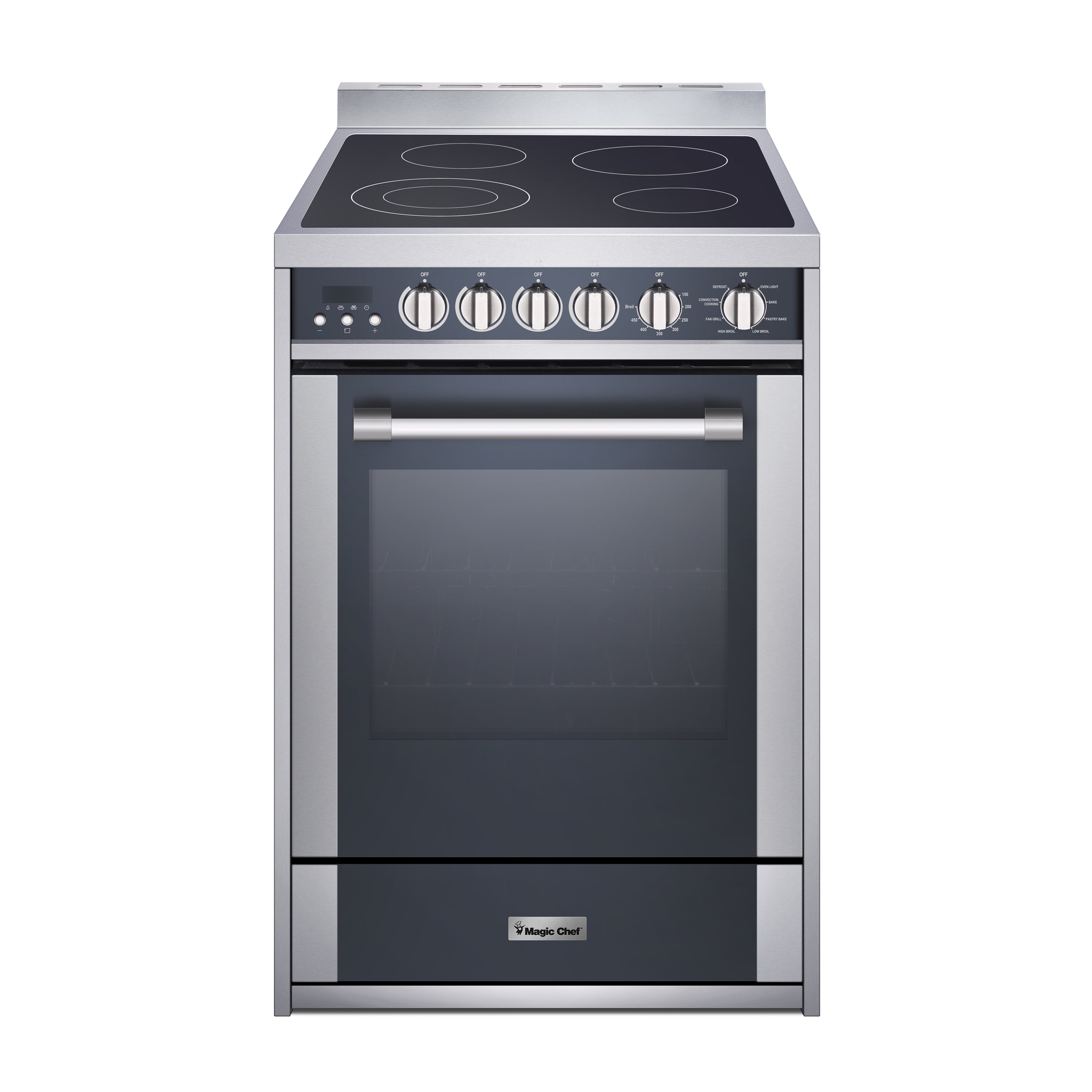 2.2 cu. ft. Electric Range with Convection in Stainless Steel