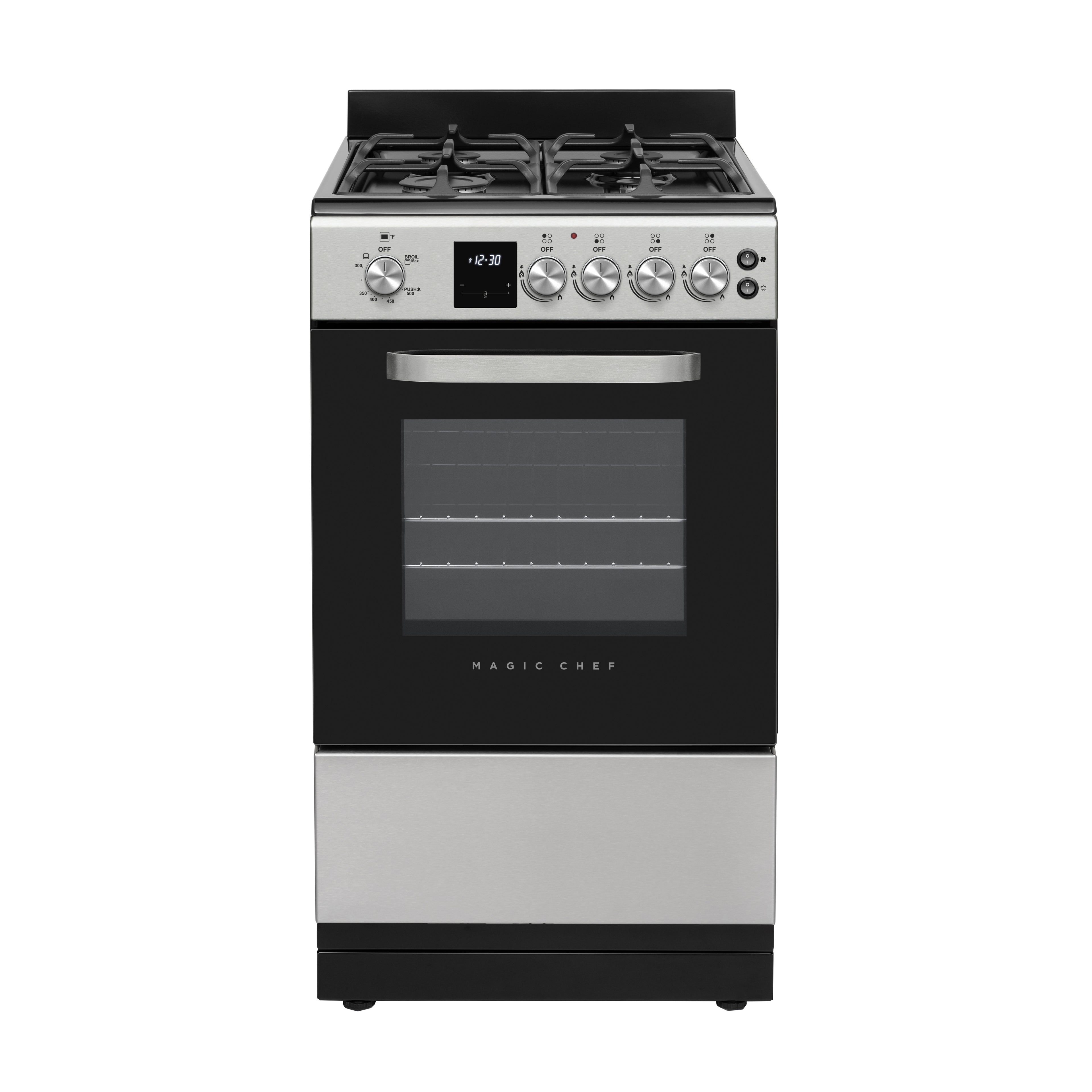 20 in. Gas Range - Stainless