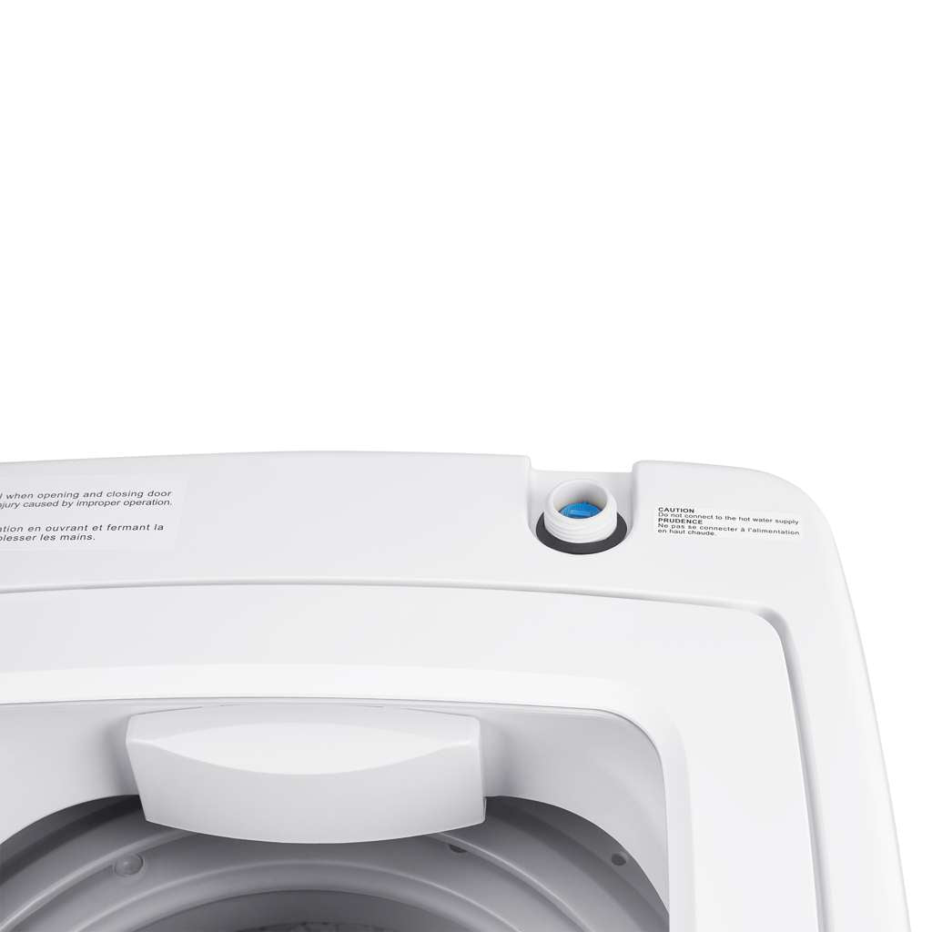 0.9 cu. ft. Compact Portable Top Load Washer in White