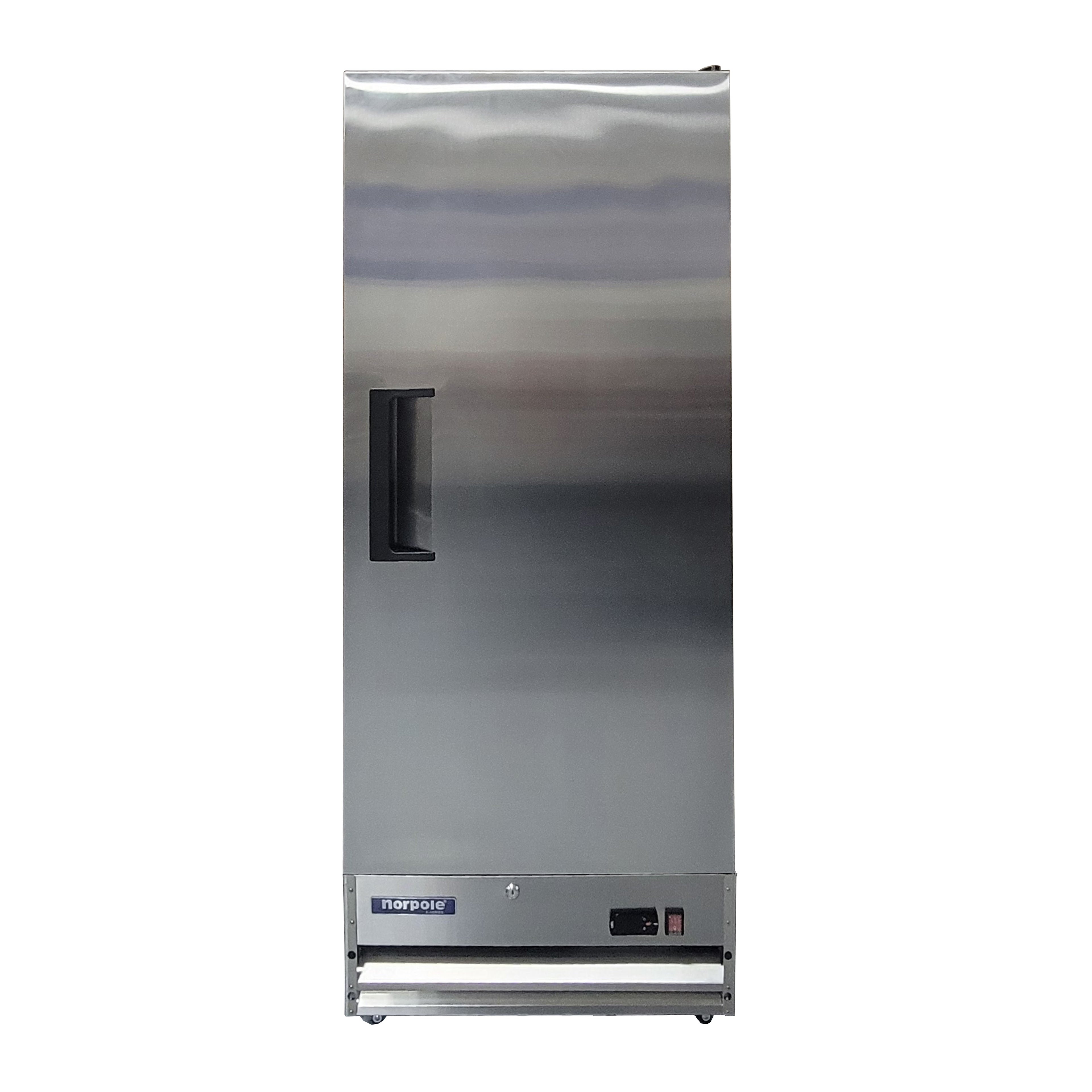 12 cu. ft. Commercial Frost Free Single Door Upright Freezer in Stainless Steel