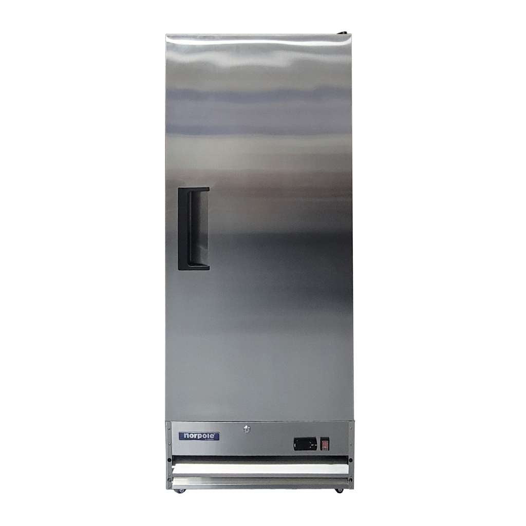 12 cu. ft. Commercial Frost Free Single Door Upright Freezer in Stainless Steel