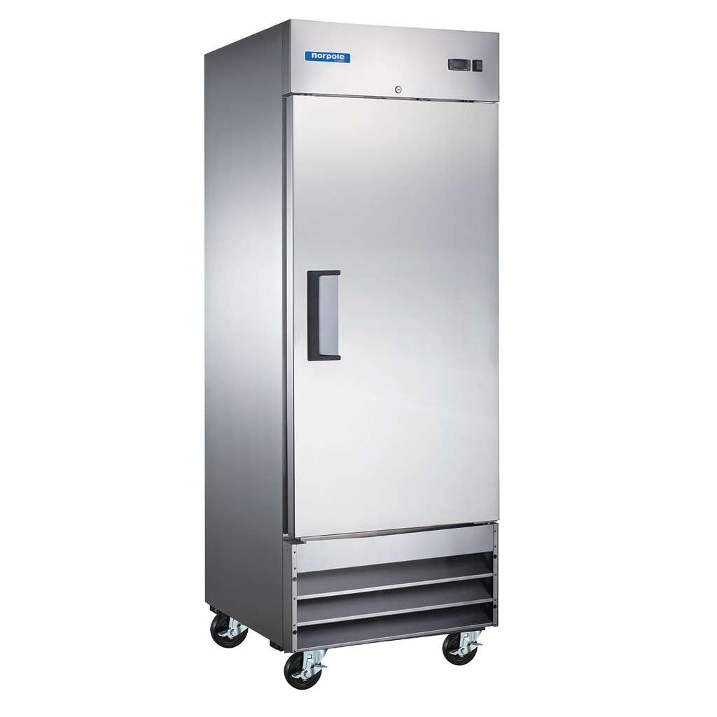 Commercial 29 in. 19 cu. ft. Auto Defrost Single Door Freezer in Stainless Steel