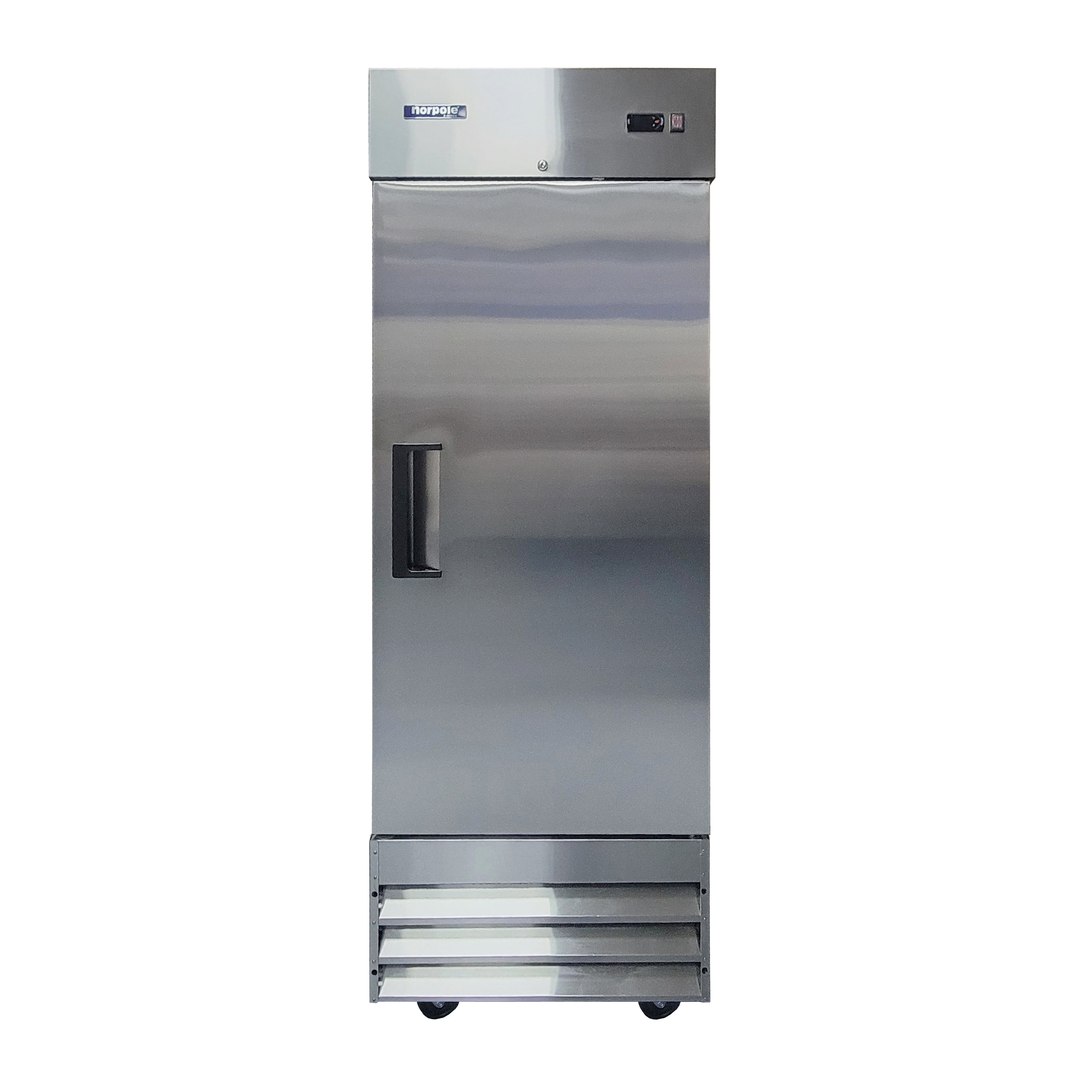 29 in. 19 cu. ft. Auto-Cycle Defrost Single Door Reach-In Upright Commercial Freezer in Stainless Steel