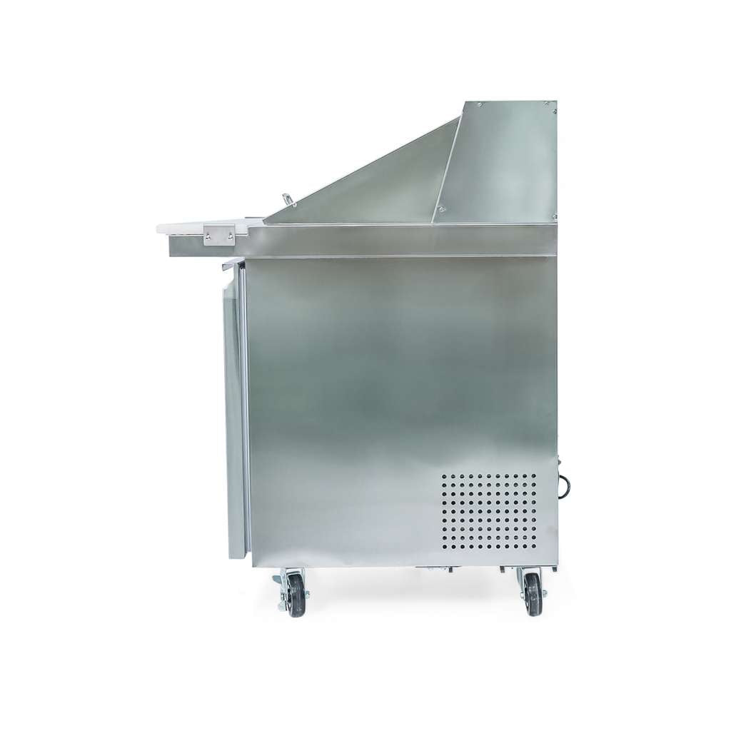 Commercial 27 in. 6 cu. ft. Mega Top Prep Table Refrigerator in Stainless
