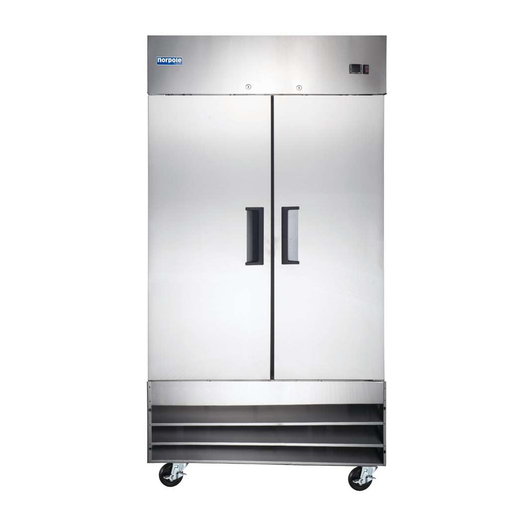 2 Solid Door Reach-In Refrigerator