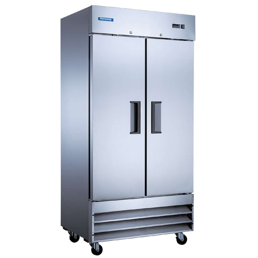 Commercial 27.6 cu. ft. Double Door Refrigerator in Stainless Steel