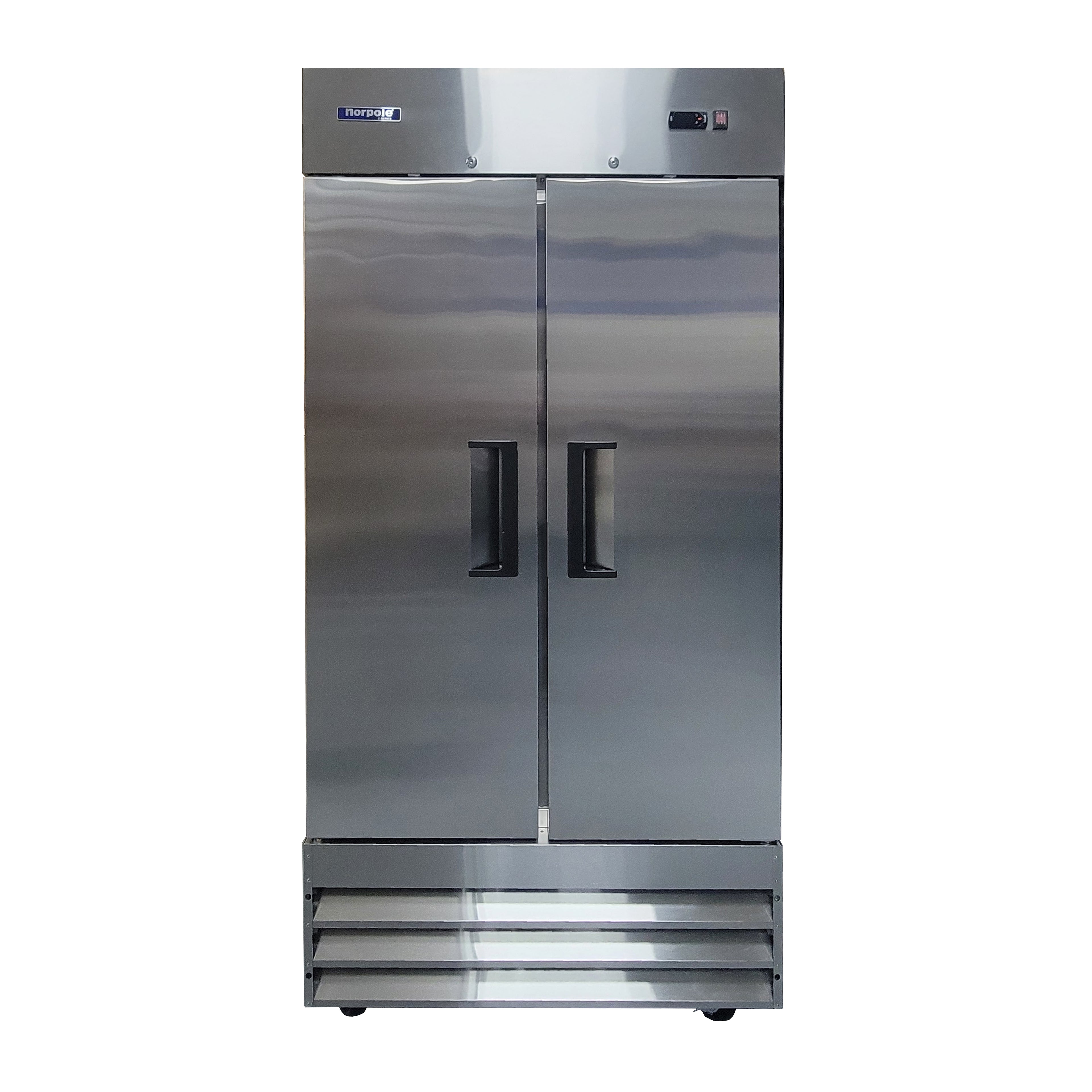 27.6 cu. ft. Double Door Commercial Reach-In Refrigerator in Stainless Steel
