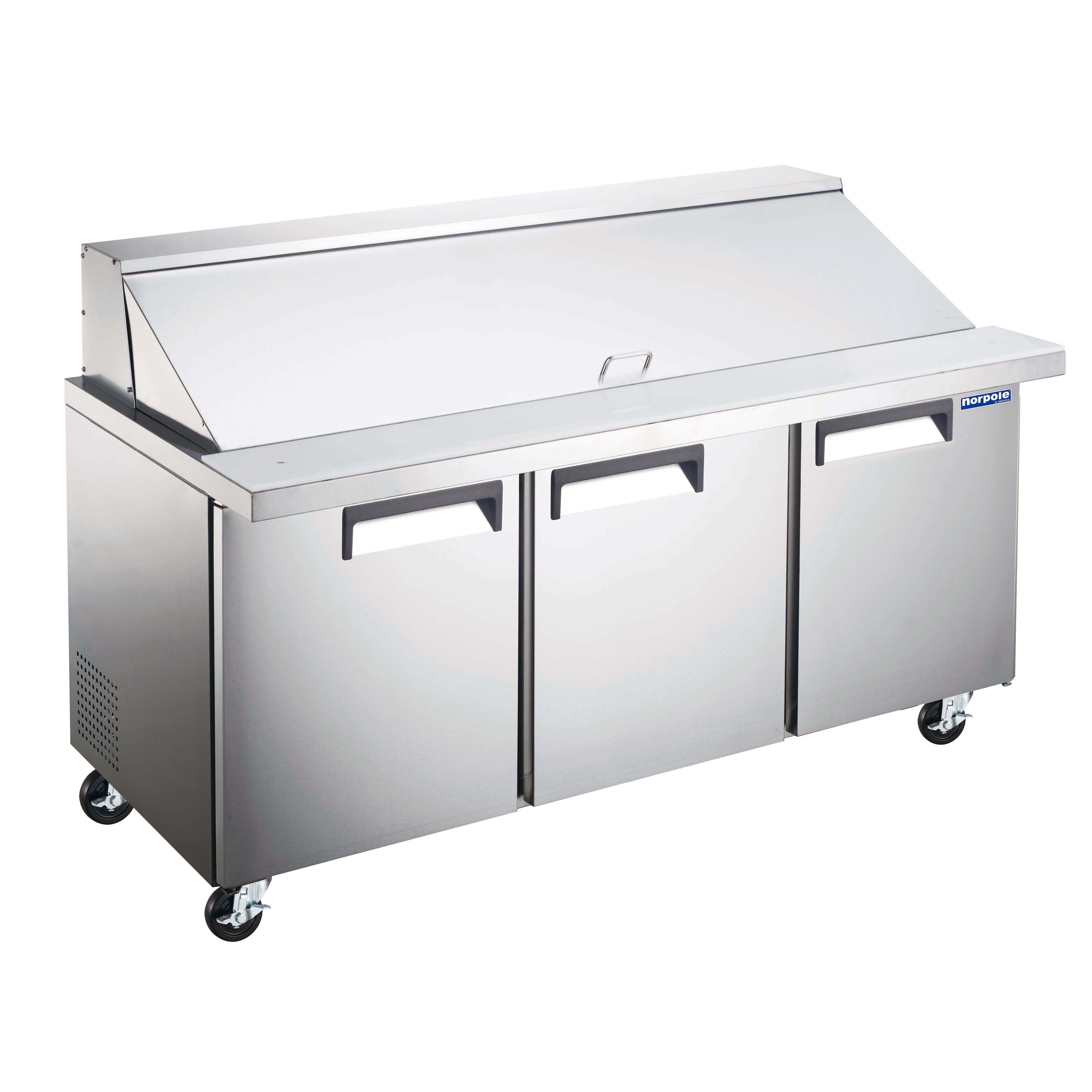 3 Door Mega Top Sandwich/Salad Prep Table