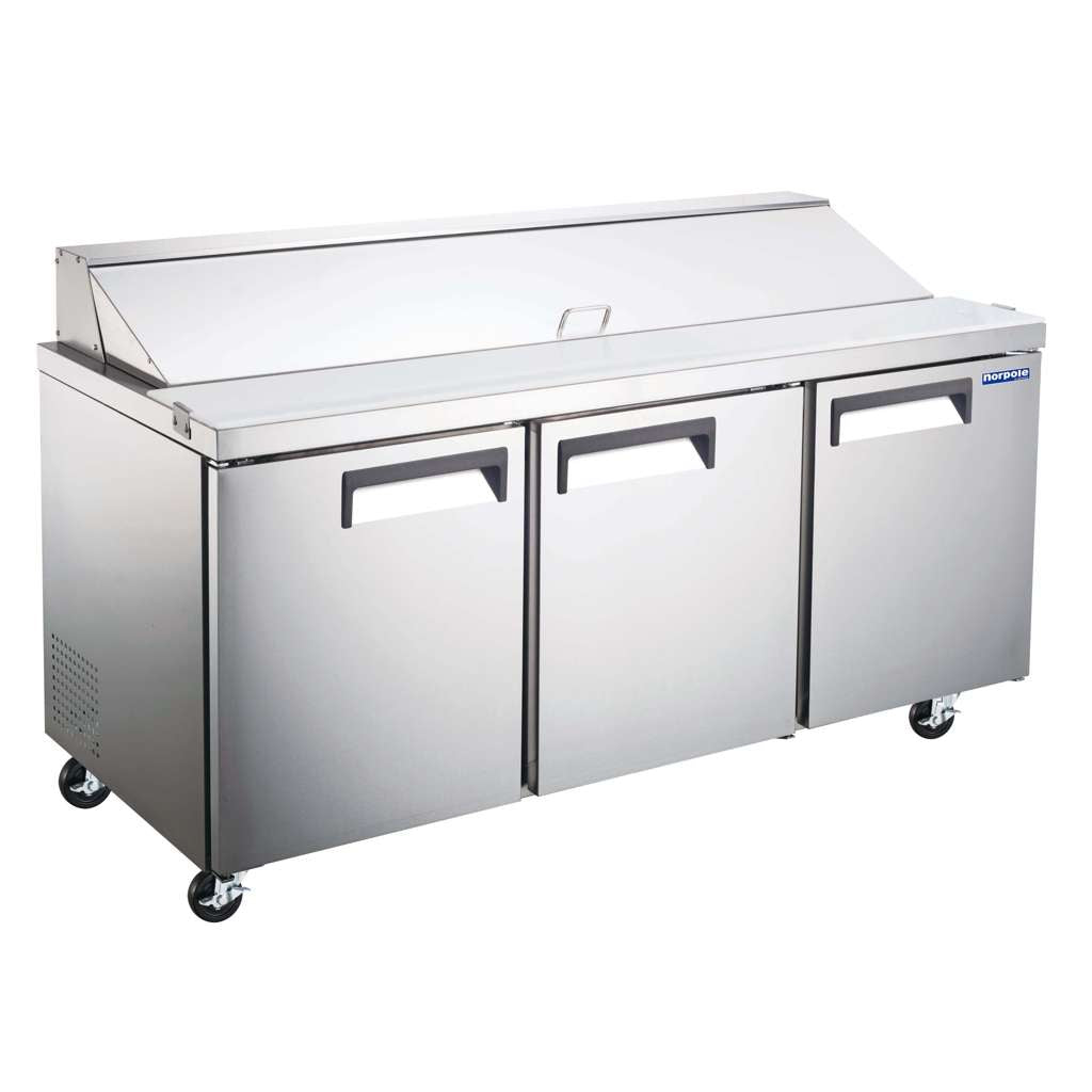 3 Door Sandwich/Salad Prep Table