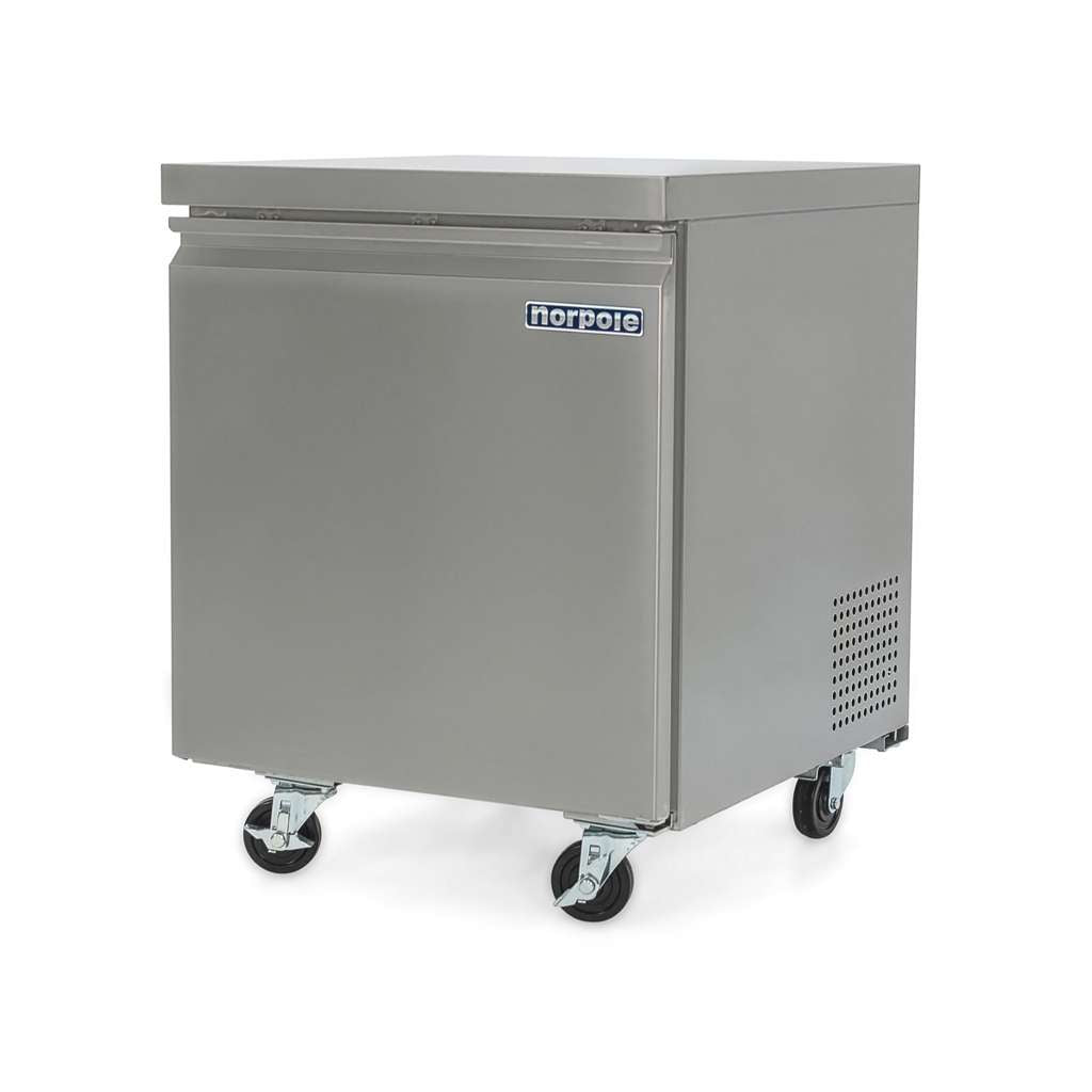 Commercial 6 cu. ft. Under Counter Upright Freezer in Stainless Steel
