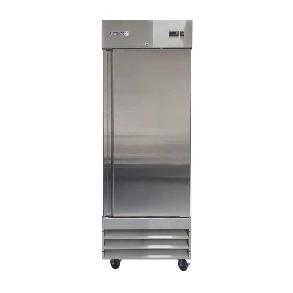 23 cu. ft. Single Door Commercial Upright Reach-In Freezer in Stainless Steel