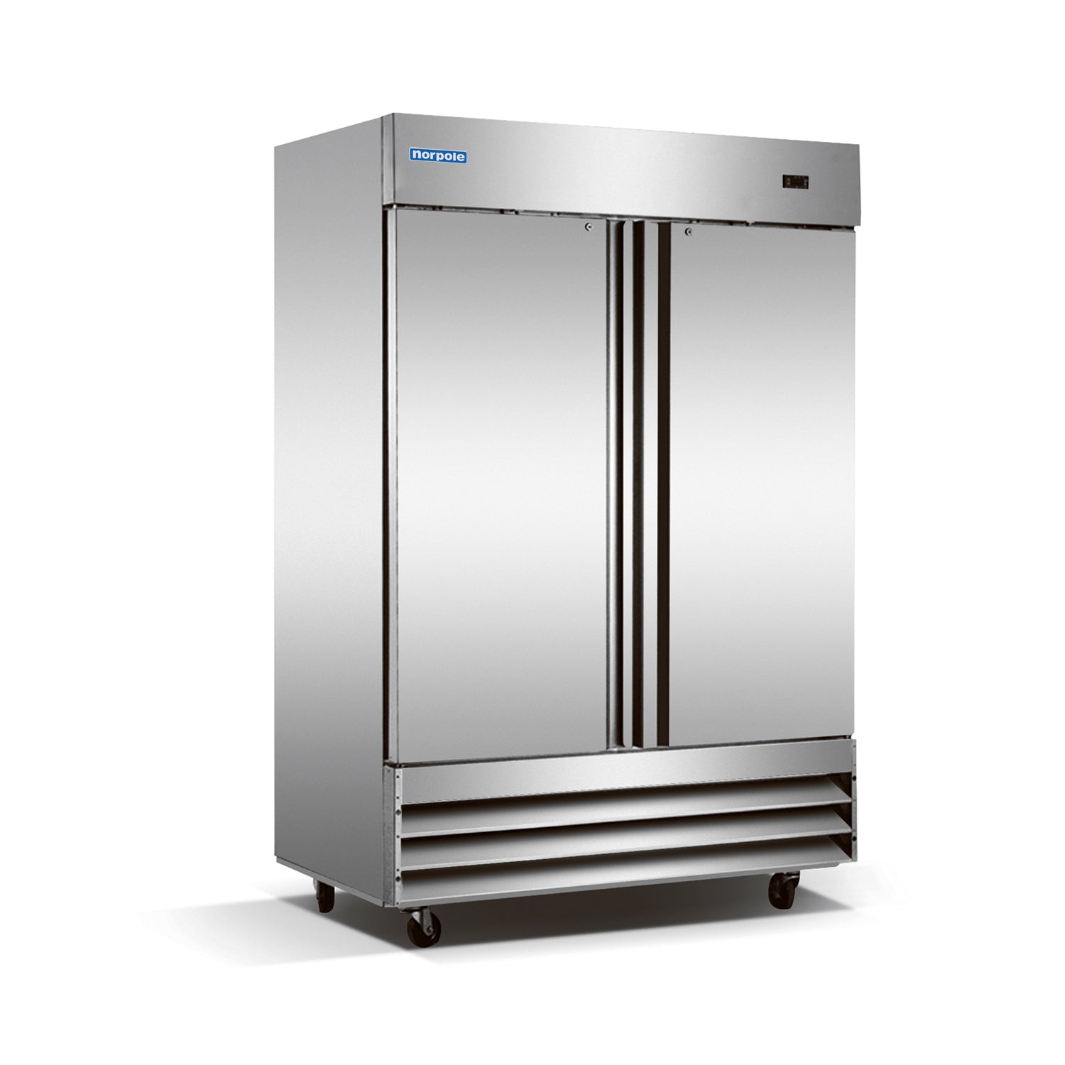 48 cu. ft. 2-Door Commercial Upright Reach-In Freezer in Stainless Steel