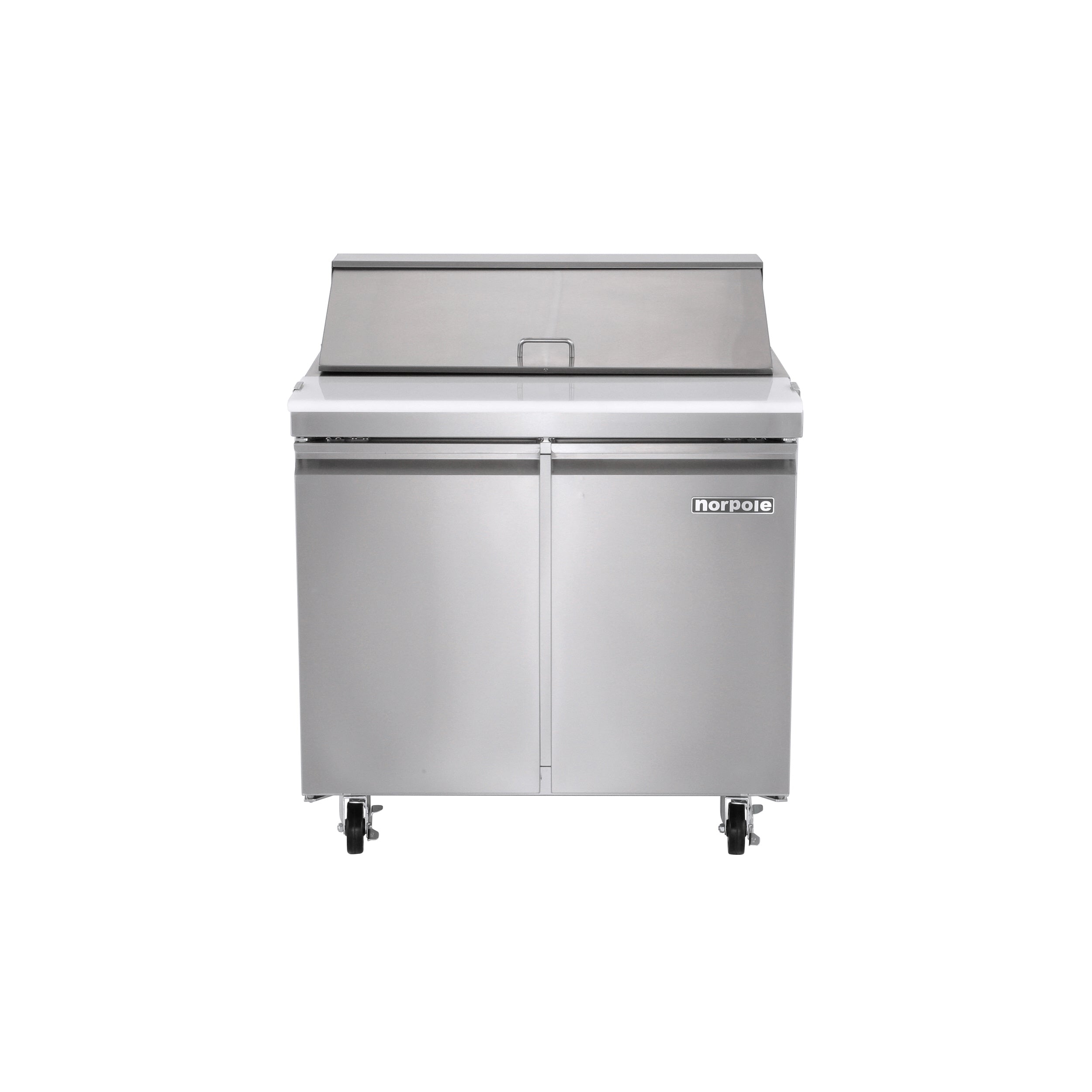 7.6 cu. ft. Commercial Sandwich/Salad Prep Table Freezerless Refrigerator in Stainless Steel