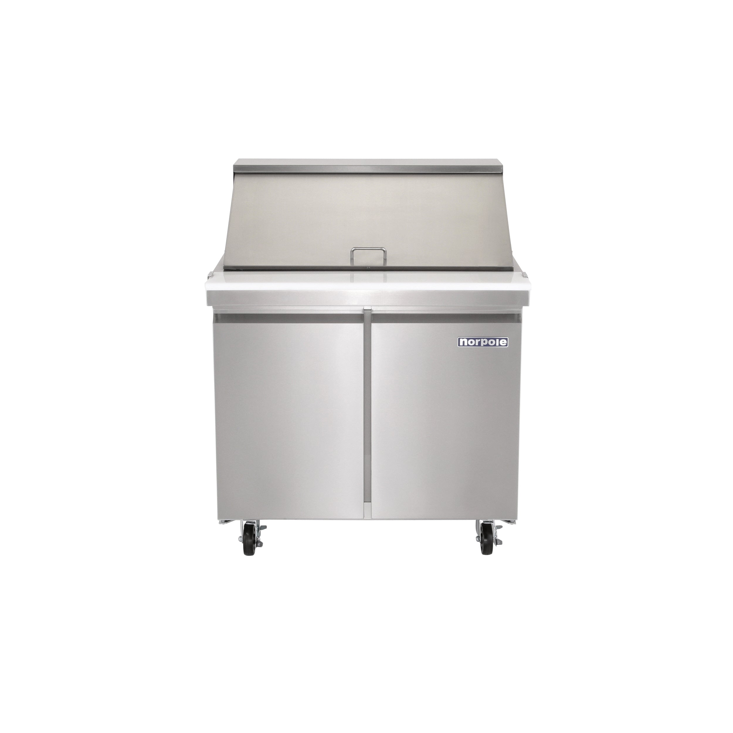 7.6 cu. ft. Mega Top Sandwich/Salad Prep Commercial Freezerless Refrigerator in Stainless Steel