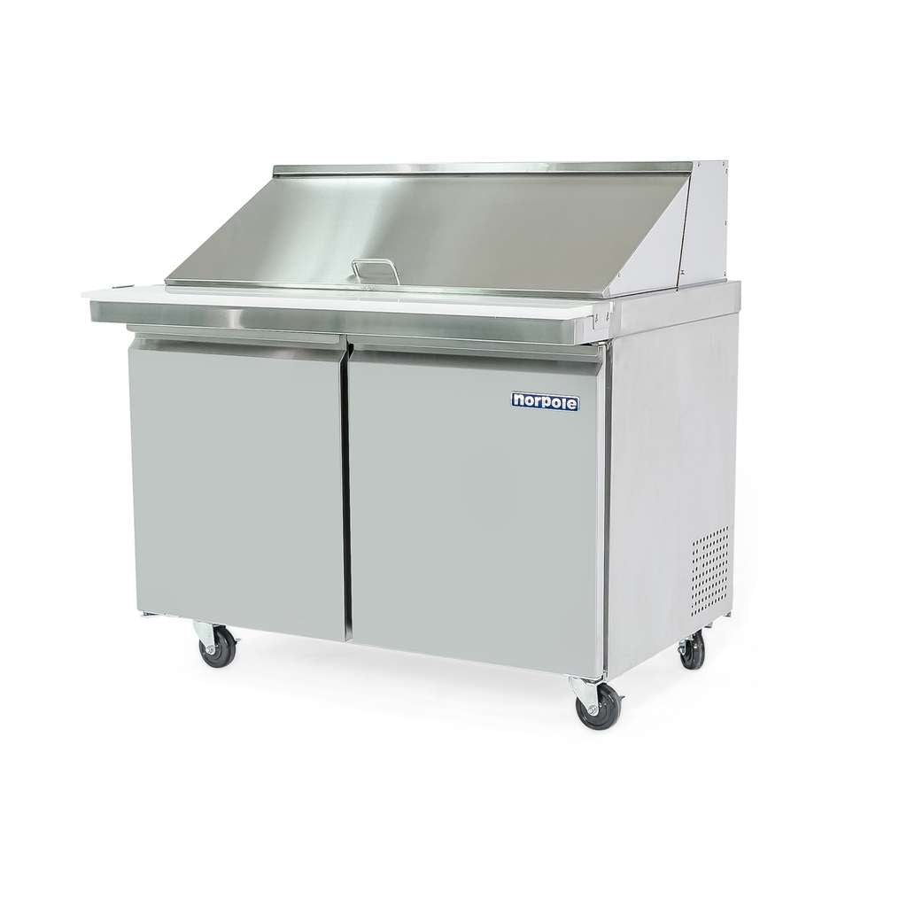 Commercial 12 cu. ft. Mega Top Refrigerator in Stainless Steel