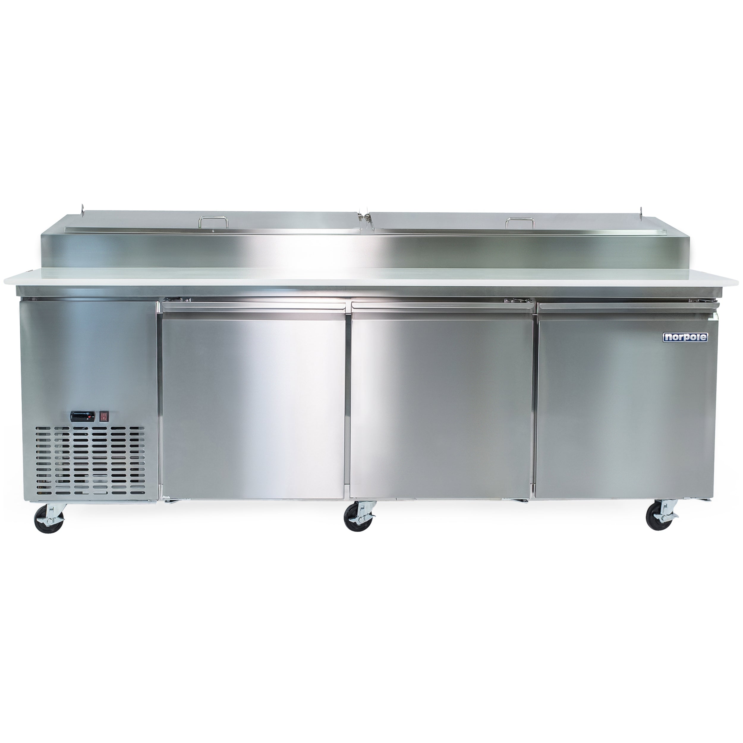 24 cu. ft. Commercial Pizza Prep Refrigerator in Stainless Steel
