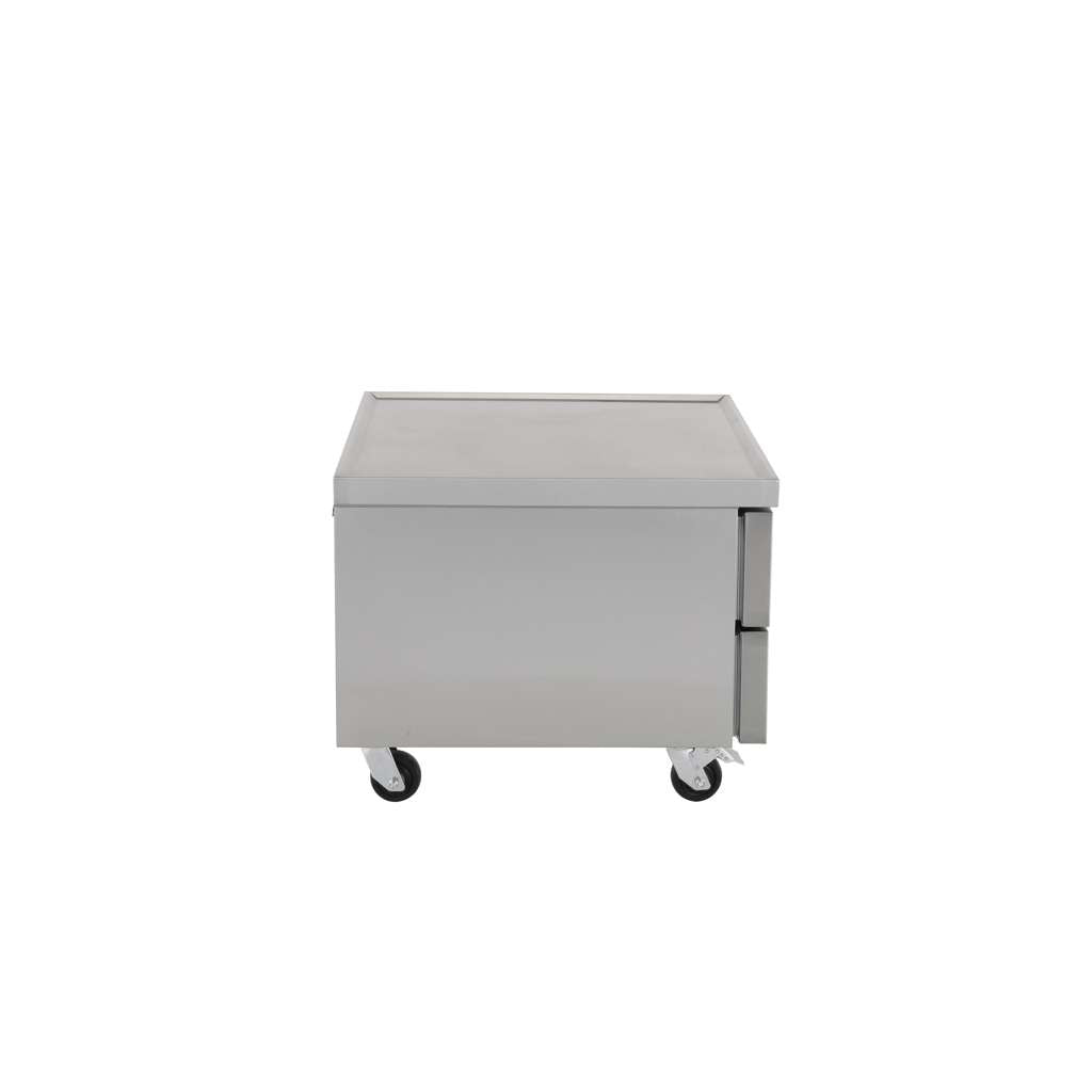 Commercial 36 in. 29 cu. ft. Chef Base Refrigerator in Stainless Steel