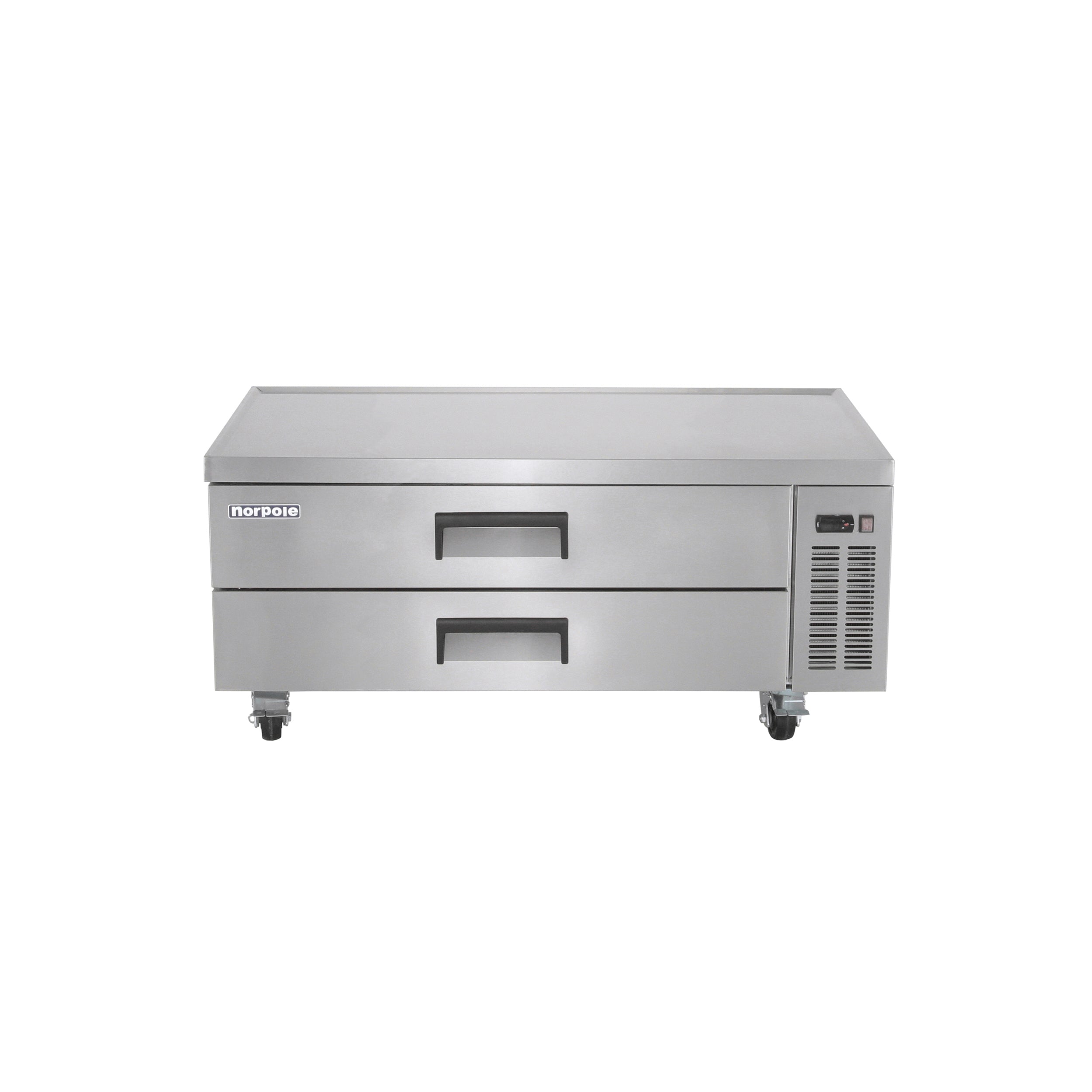 60 in Wide, 12.7 Cu Ft. 2-Drawer Chef Base Commercial Refrigerator in Stainless Steel