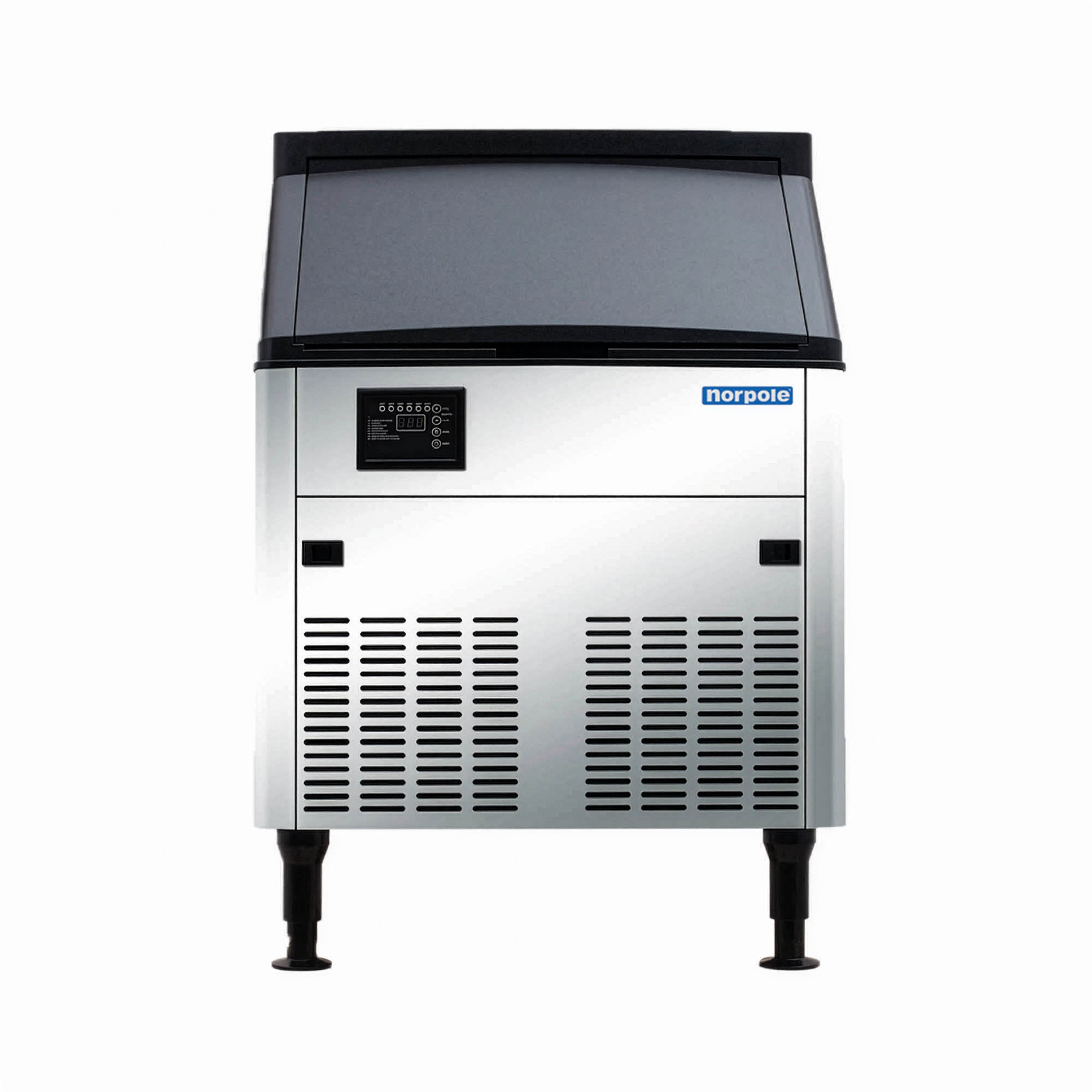 280 lbs. Commercial Freestanding Ice Maker in Stainless Steel