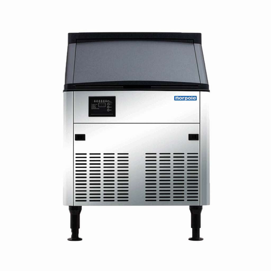 280 lbs. Commercial Freestanding Ice Maker in Stainless Steel