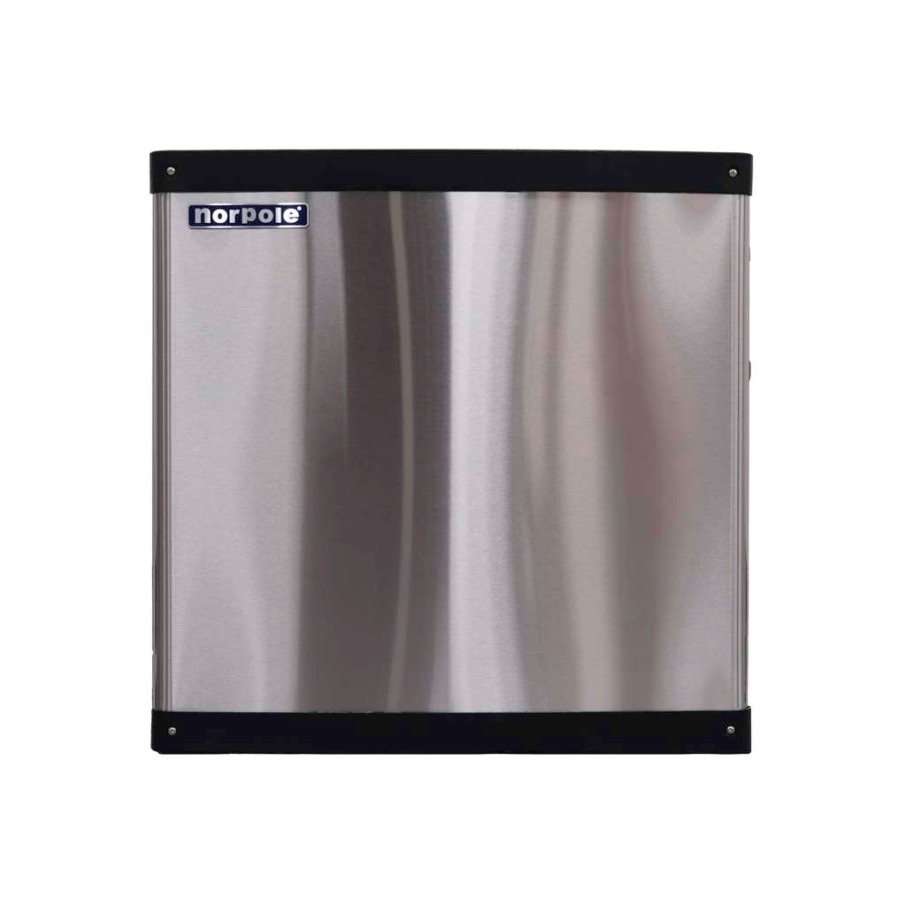 Commercial 350 lbs. Freestanding Ice Maker in Stainless Steel