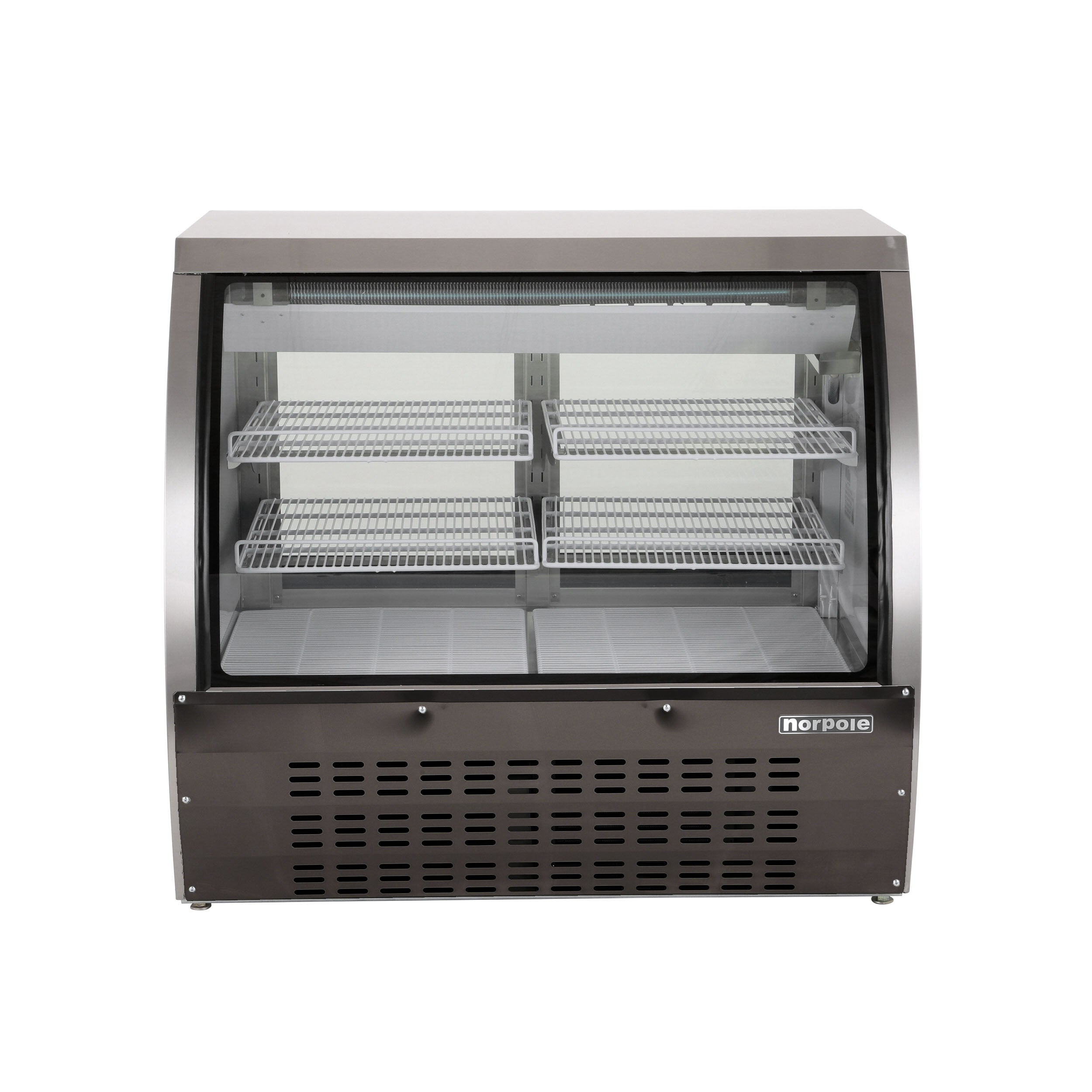 48 in. W 18 cu. ft. Commercial Specialty Refrigerated Deli Case, in Stainless