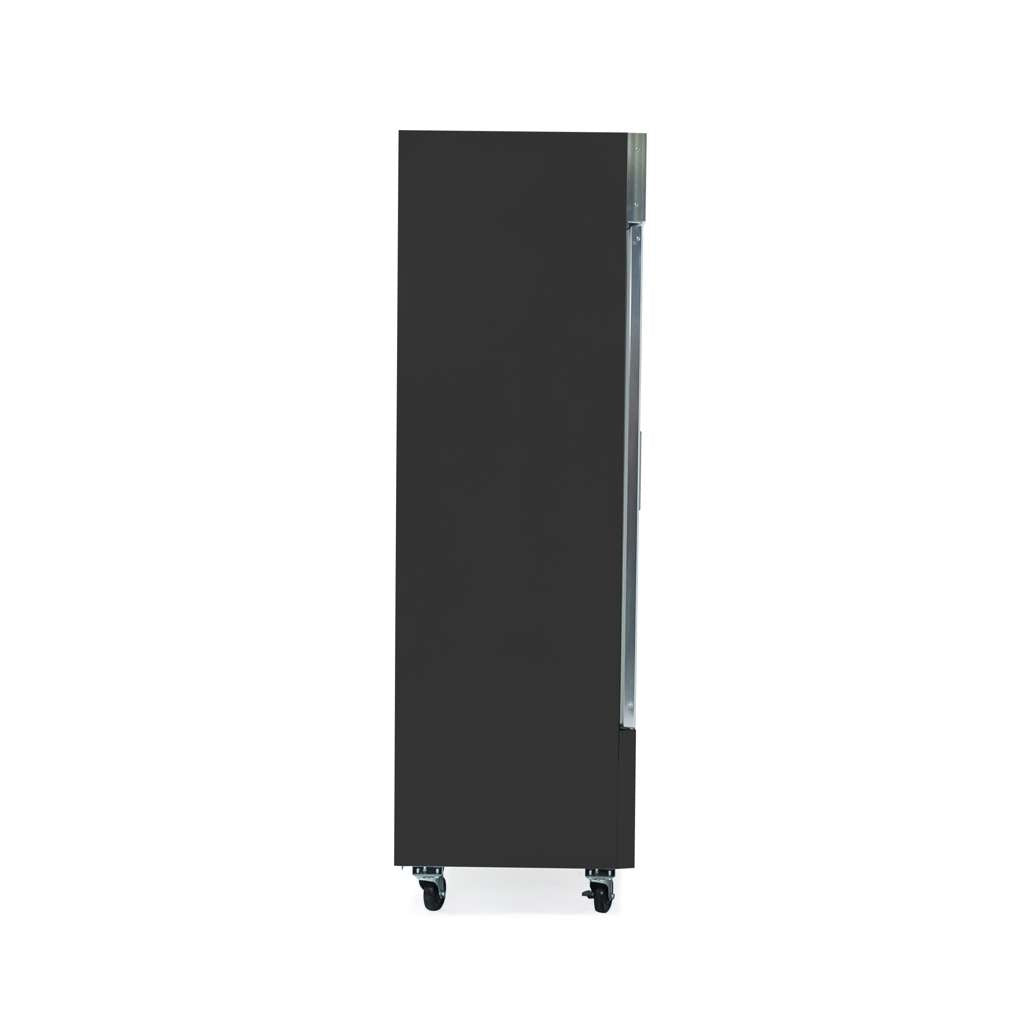 Commercial 45 cu. ft. Frost Free Upright Merchandiser Freezer in Black